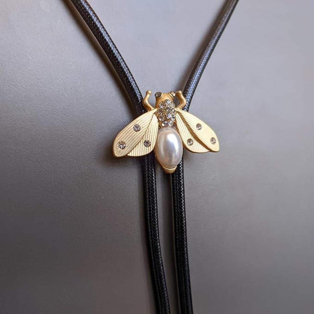 Other 3d Pearl Firefly Bolo Tie Size ONE SIZE - 5 Thumbnail