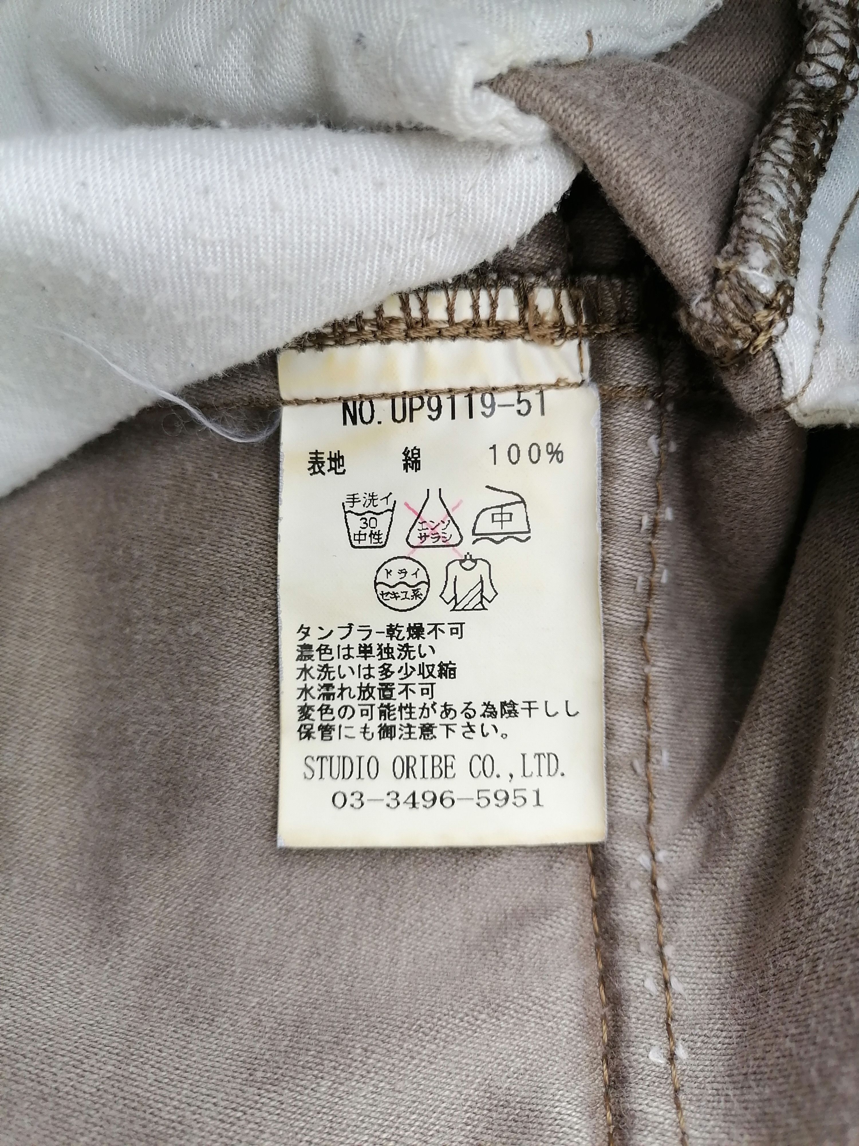 Japanese Brand Studio Oribe Japan Utility 8 Pocket Pants Size US 32 / EU 48 - 7 Thumbnail