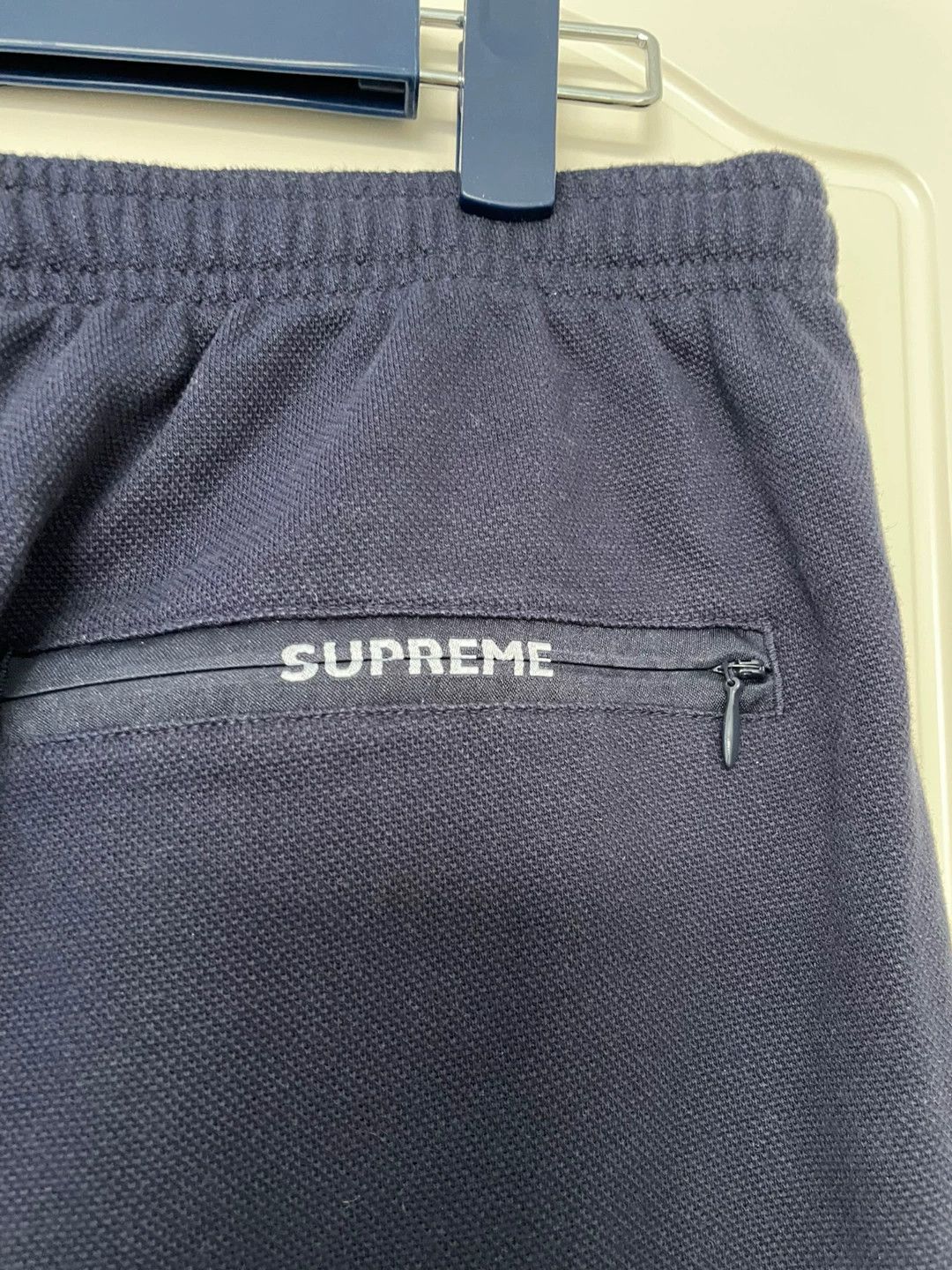 Lacoste Supreme x Lacoste 19FW Pique Pant Navy L (Croc Logo) Size US 34 / EU 50 - 4 Thumbnail