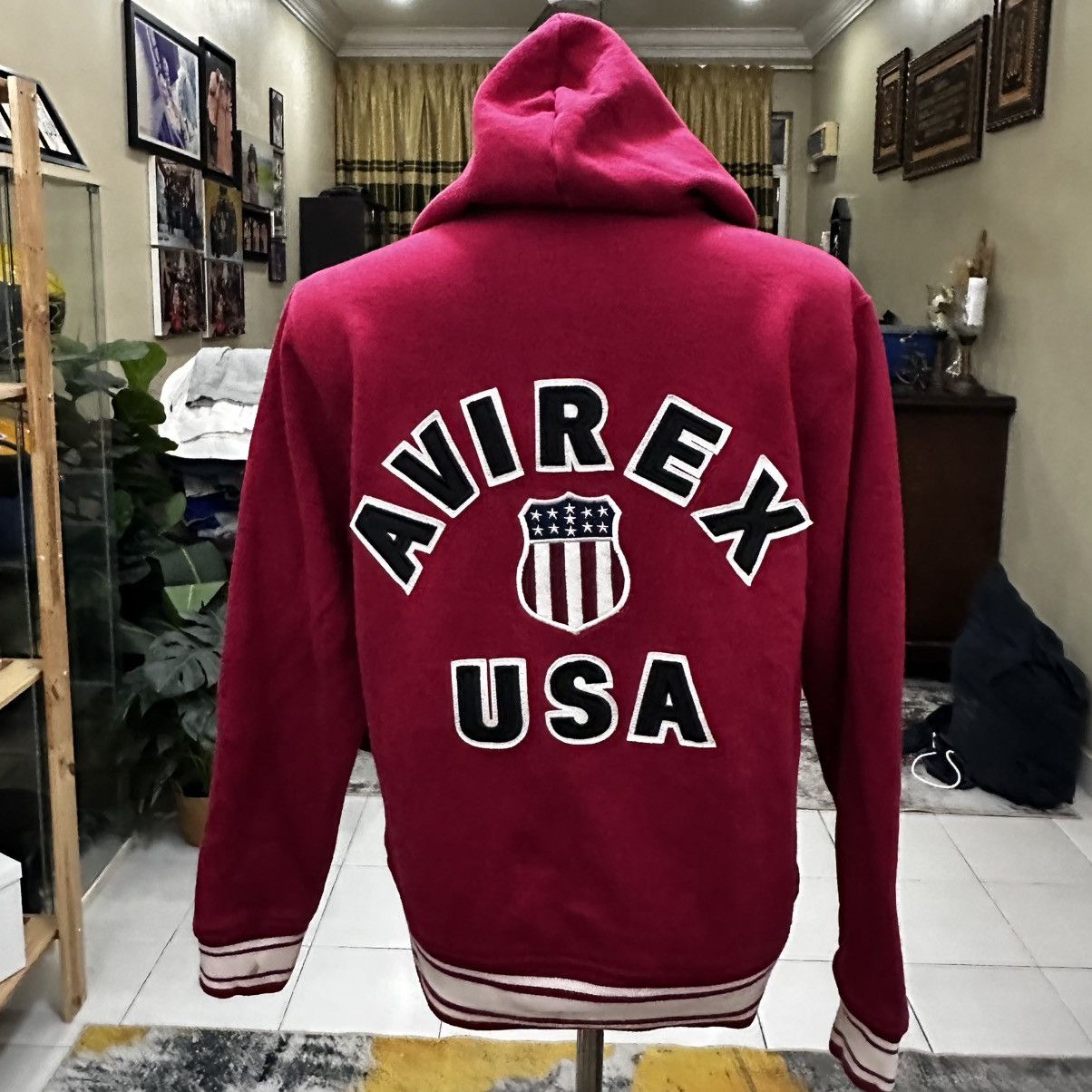 Avirex Vintage Avirex Big Logo Hoodie Size US XL / EU 56 / 4 - 1 Thumbnail