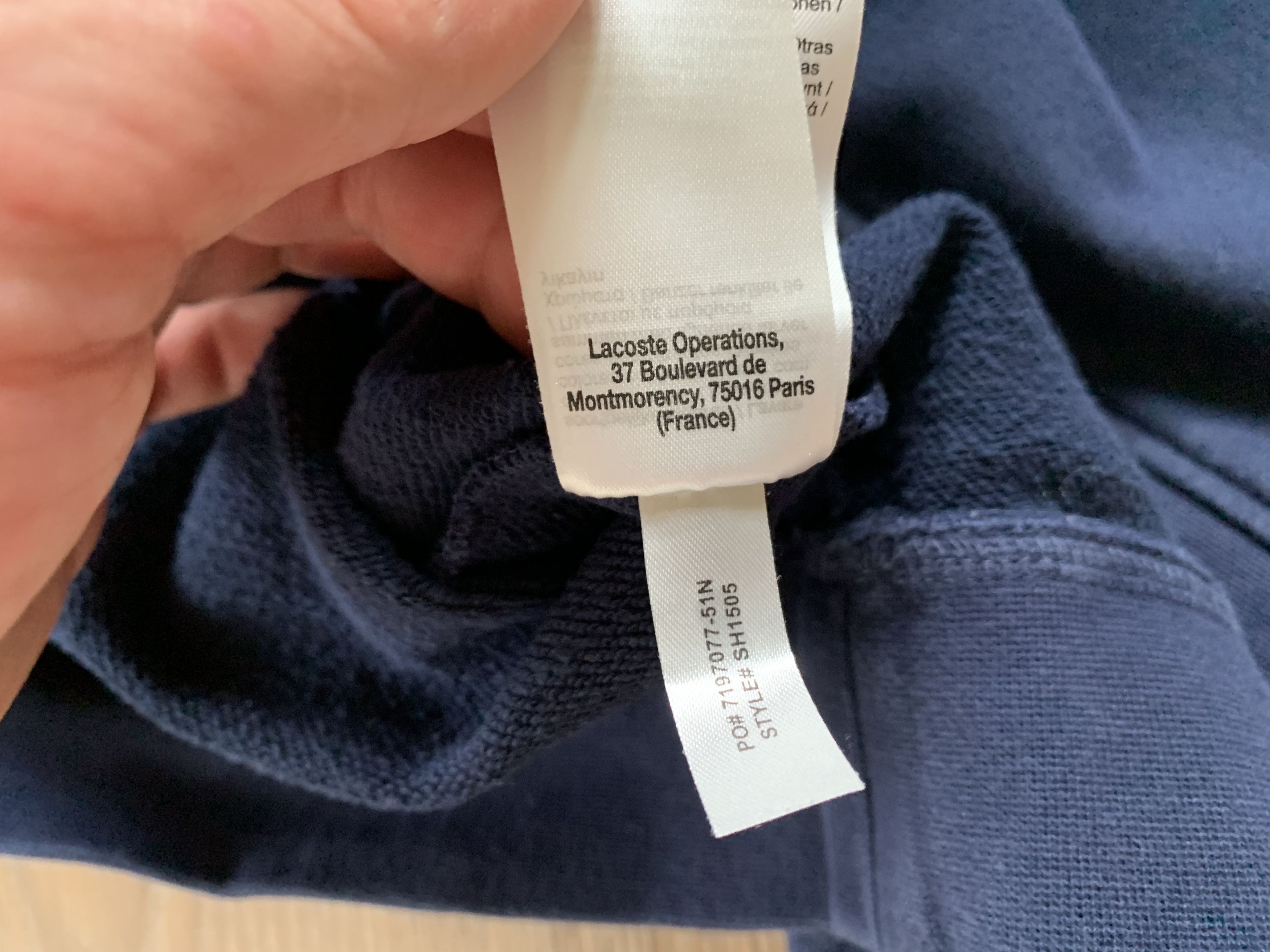 Lacoste × Vintage Lacoste Sport Blue Sweatshirt Size US XXL / EU 58 / 5 - 10 Thumbnail