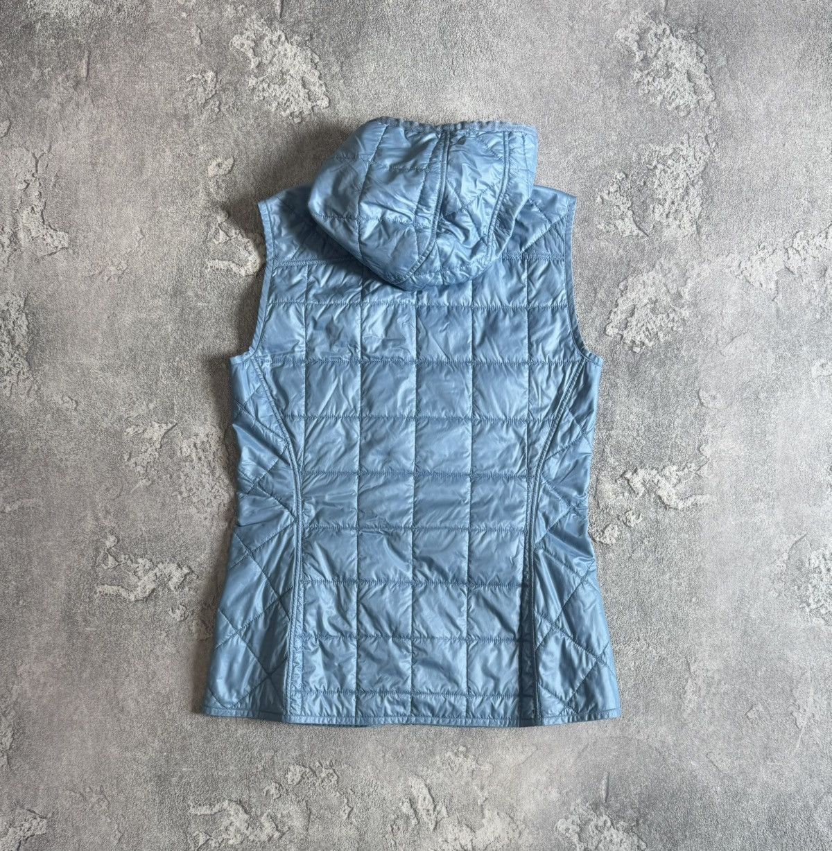 Frauenschuh Frauenschuh 3size blue quilted zip sleeveless jacket vest Size L / US 10 / IT 46 - 12 Thumbnail