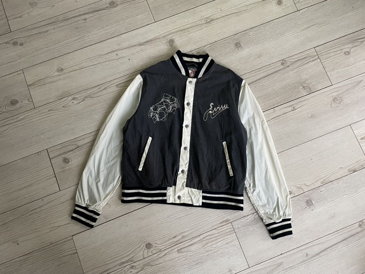 Evisu × Japanese Brand × Vintage Evisu Bomber Jacket Size US L / EU 52-54 / 3 - 4 Thumbnail