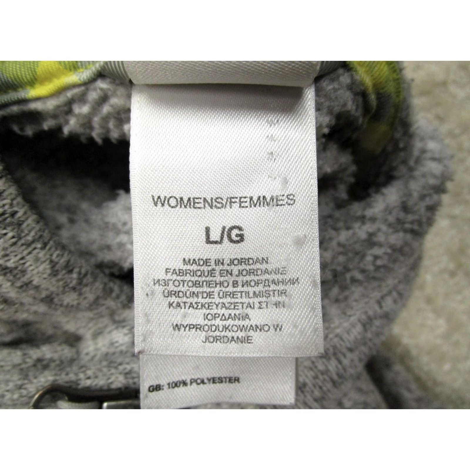 The North Face The North Face Jacket Women Large Gray Full Zip Fleece Outdoor Outdoor Sportwear Jacket Size L / US 10 / IT 46 - 7 Thumbnail