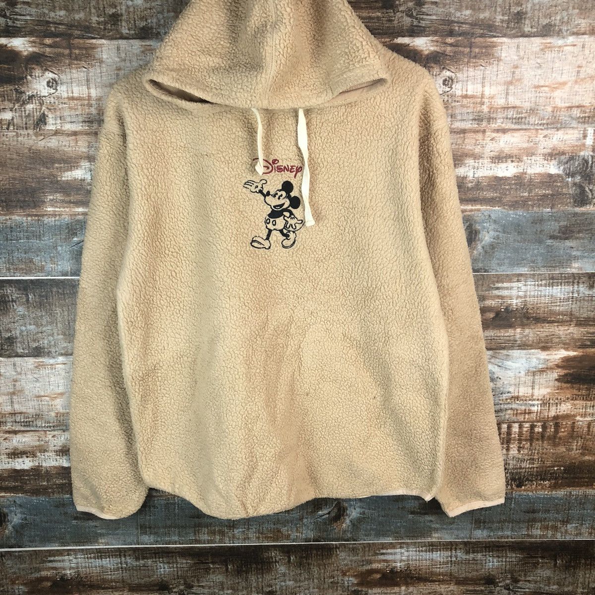 Disney × Mickey Mouse Disney Mickey Mouse Brown Hoodie #A1466 Size US L / EU 52-54 / 3 - 3 Thumbnail
