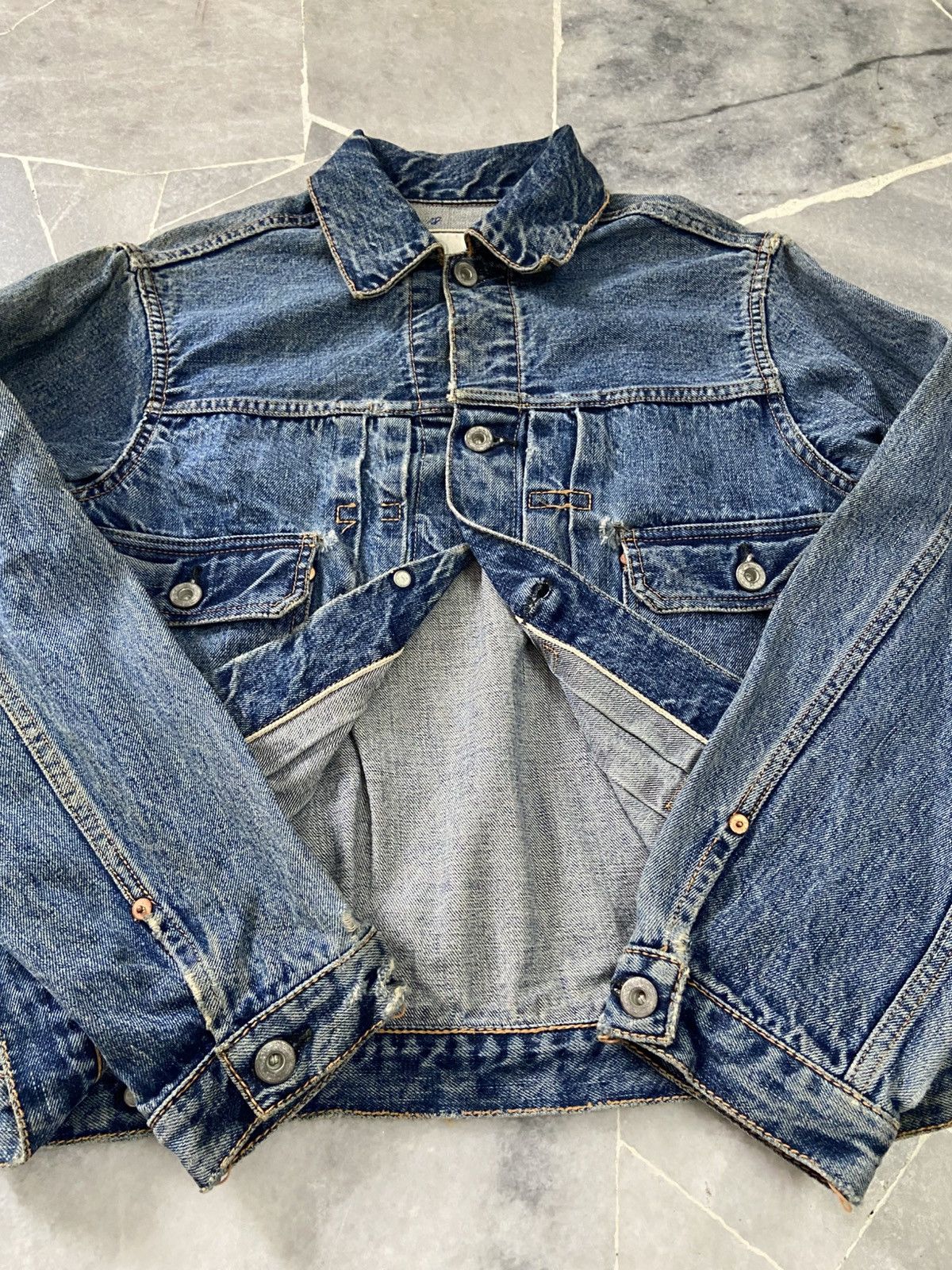 Johnbull JOHNBULL kojima japan Washed Distressed Denim Jacket Size US M / EU 48-50 / 2 - 9 Thumbnail
