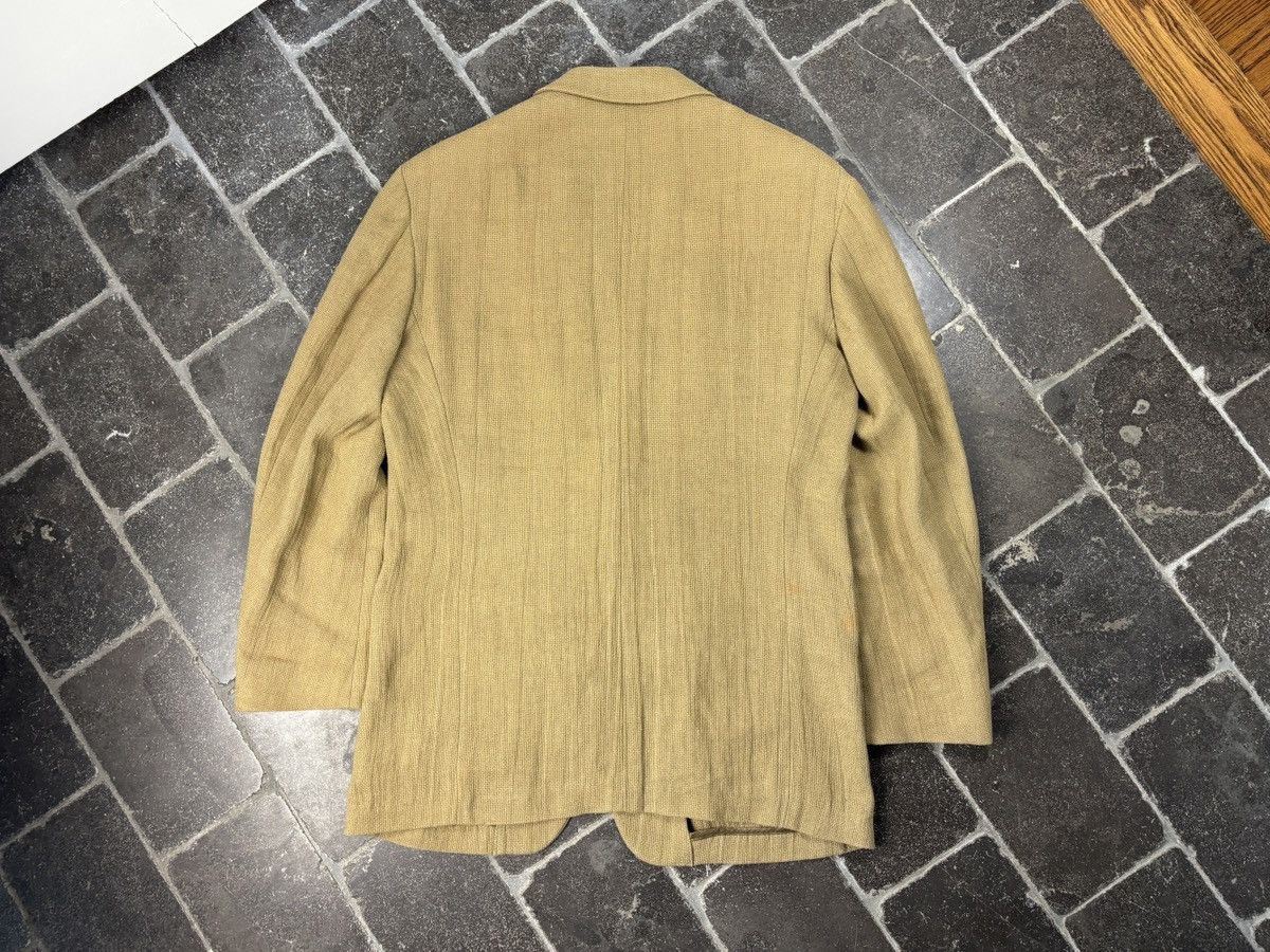 Giorgio Armani 90s Giorgio Armani Linen Jacket Vintage Le Collezioni Blazer Size 40R - 16 Thumbnail