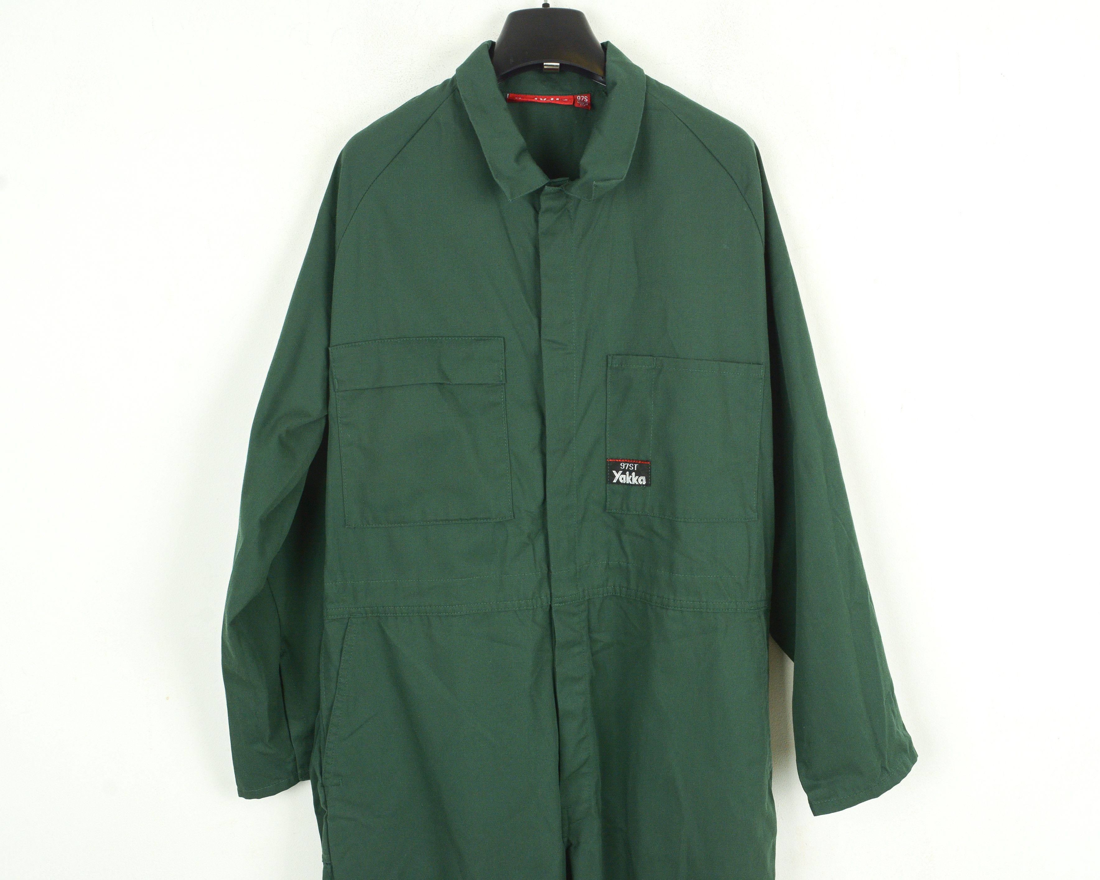 Le Laboureur Hard Yakka M Work Boilersuit Coveralls Snap Up Overalls Size US 34 / EU 50 - 8 Thumbnail