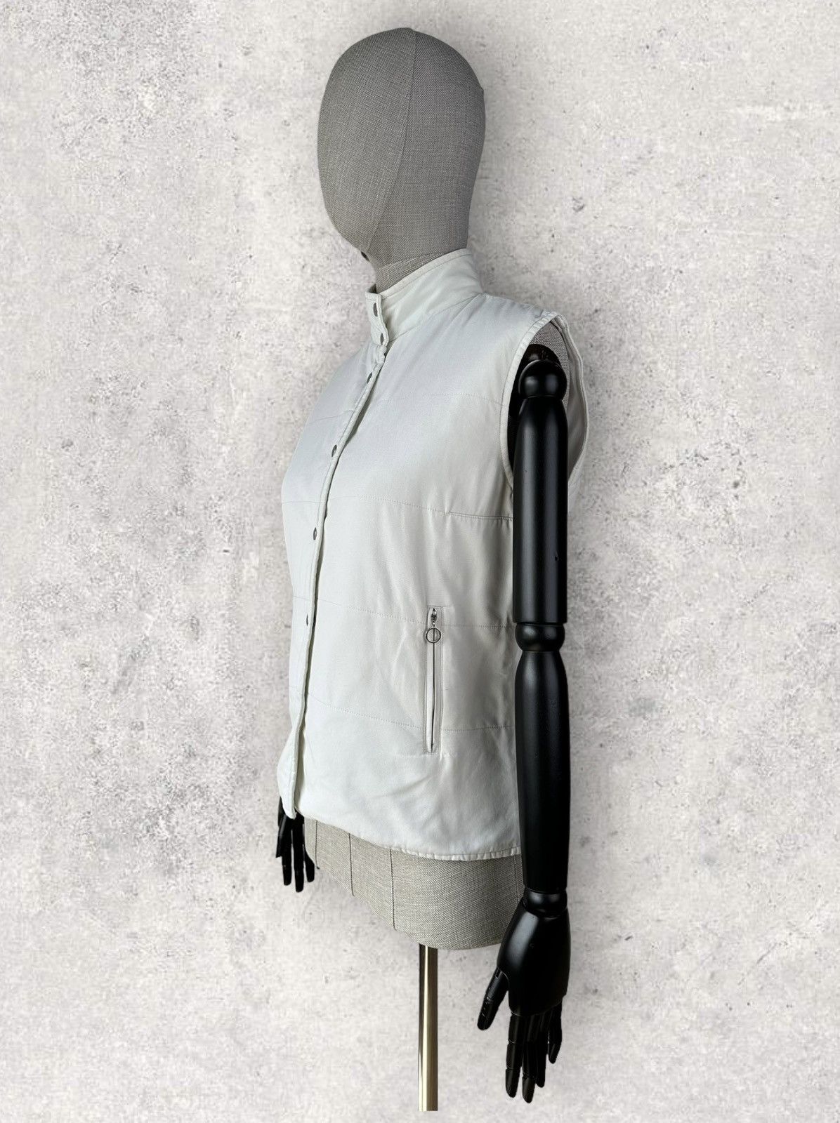 Brunello Cucinelli Vintage BRUNELLO CUCINELLI Cotton Women’s Vest Jacket Gilet Size L / US 10 / IT 46 - 11 Thumbnail