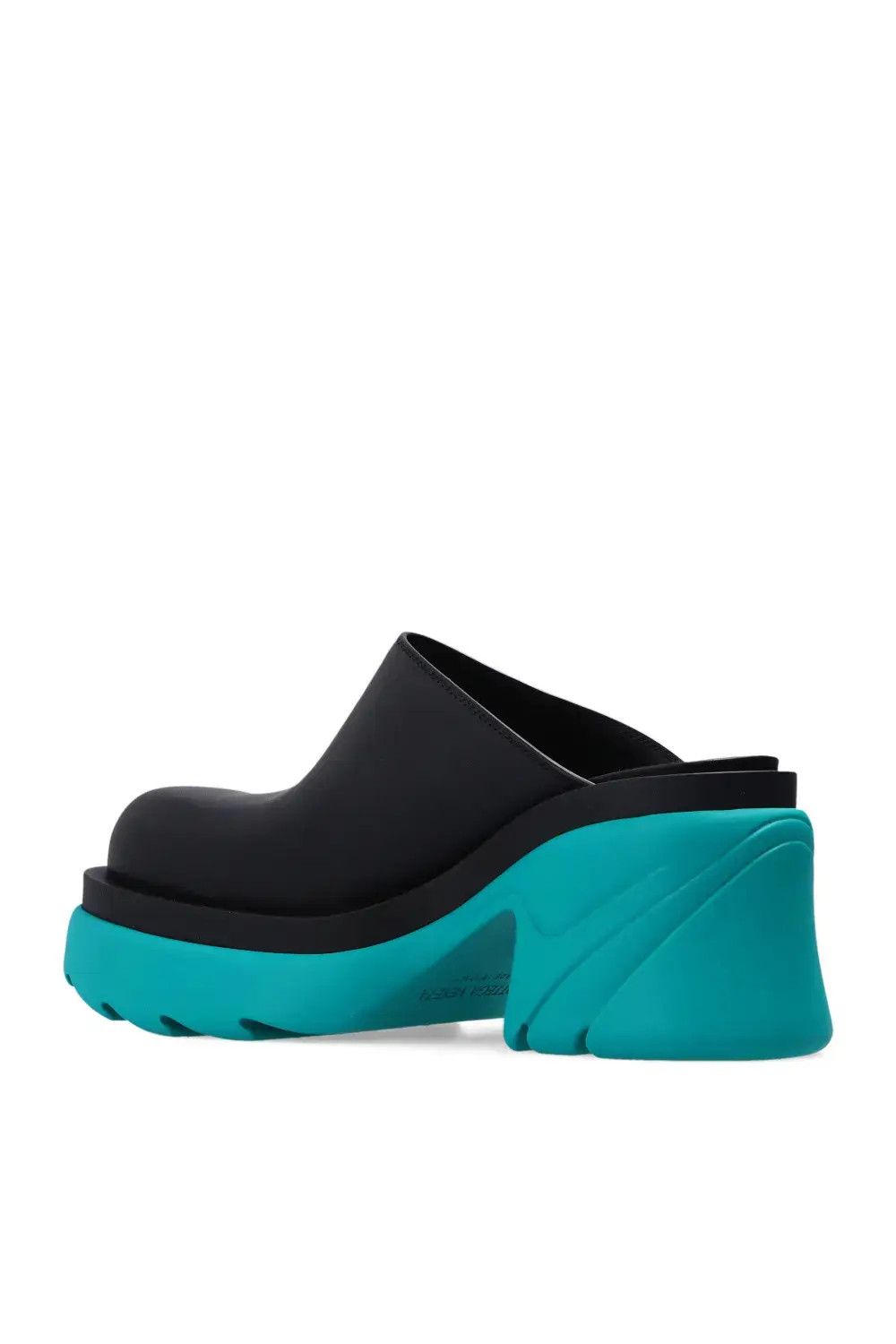 Bottega Veneta o1bcso1str0924 Flash in Black/Sky Blue Size US 7 / IT 37 - 2 Thumbnail