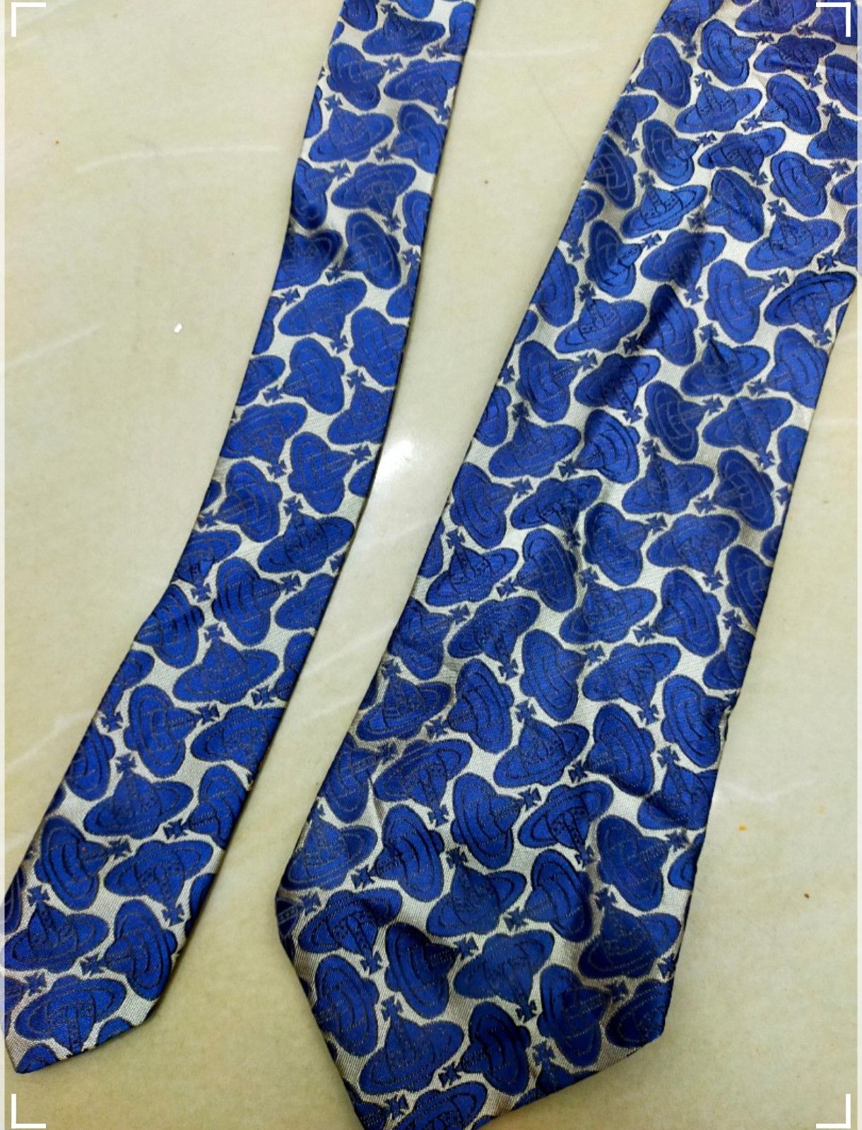 Designer × Vintage × Vivienne Westwood Vivienne Westwood Silk tie overprint Size ONE SIZE - 2 Thumbnail