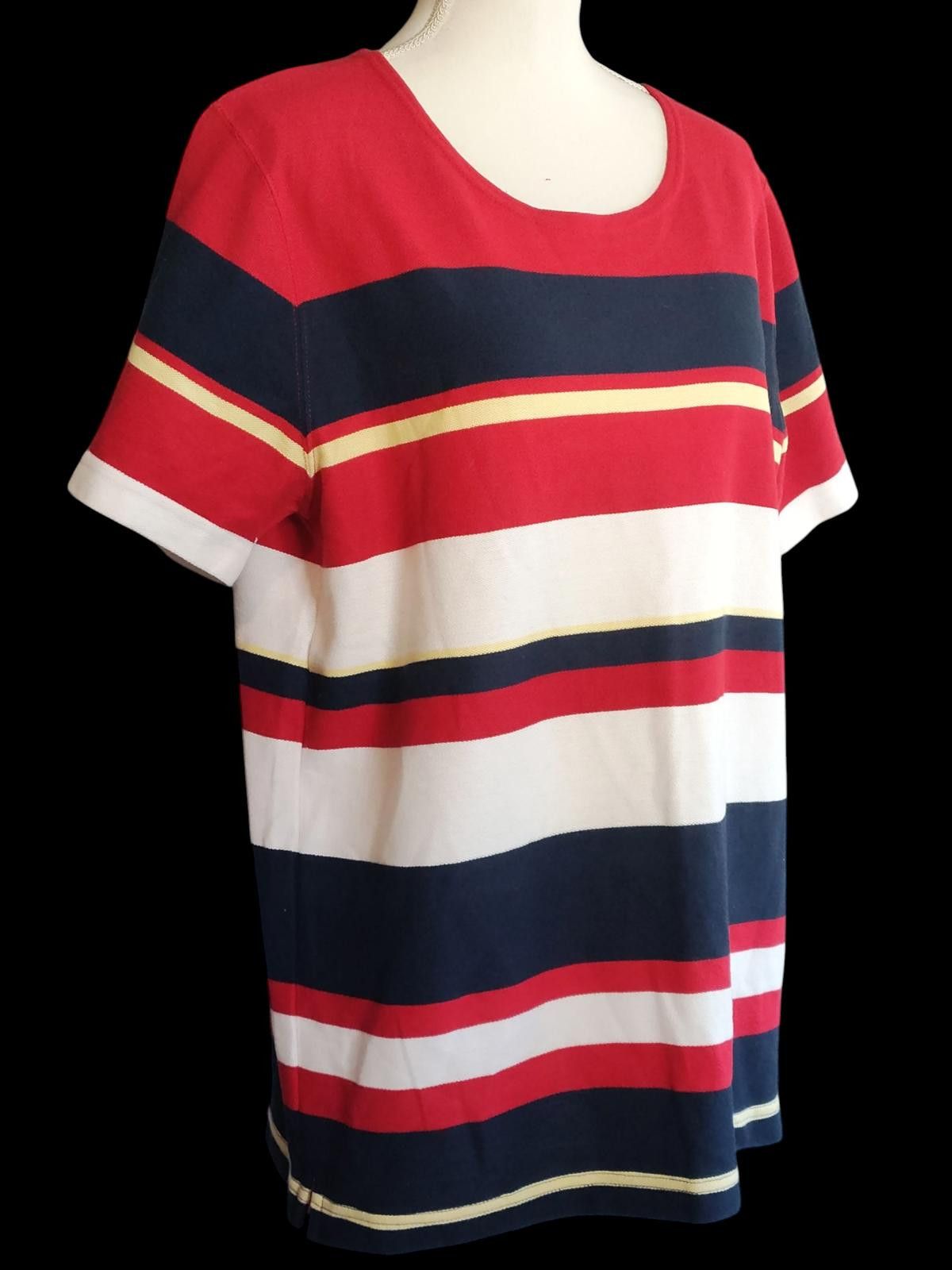 Other Bobbie Brooks Women's Short Sleeve Striped T-Shirt Size L / US 10 / IT 46 - 4 Thumbnail