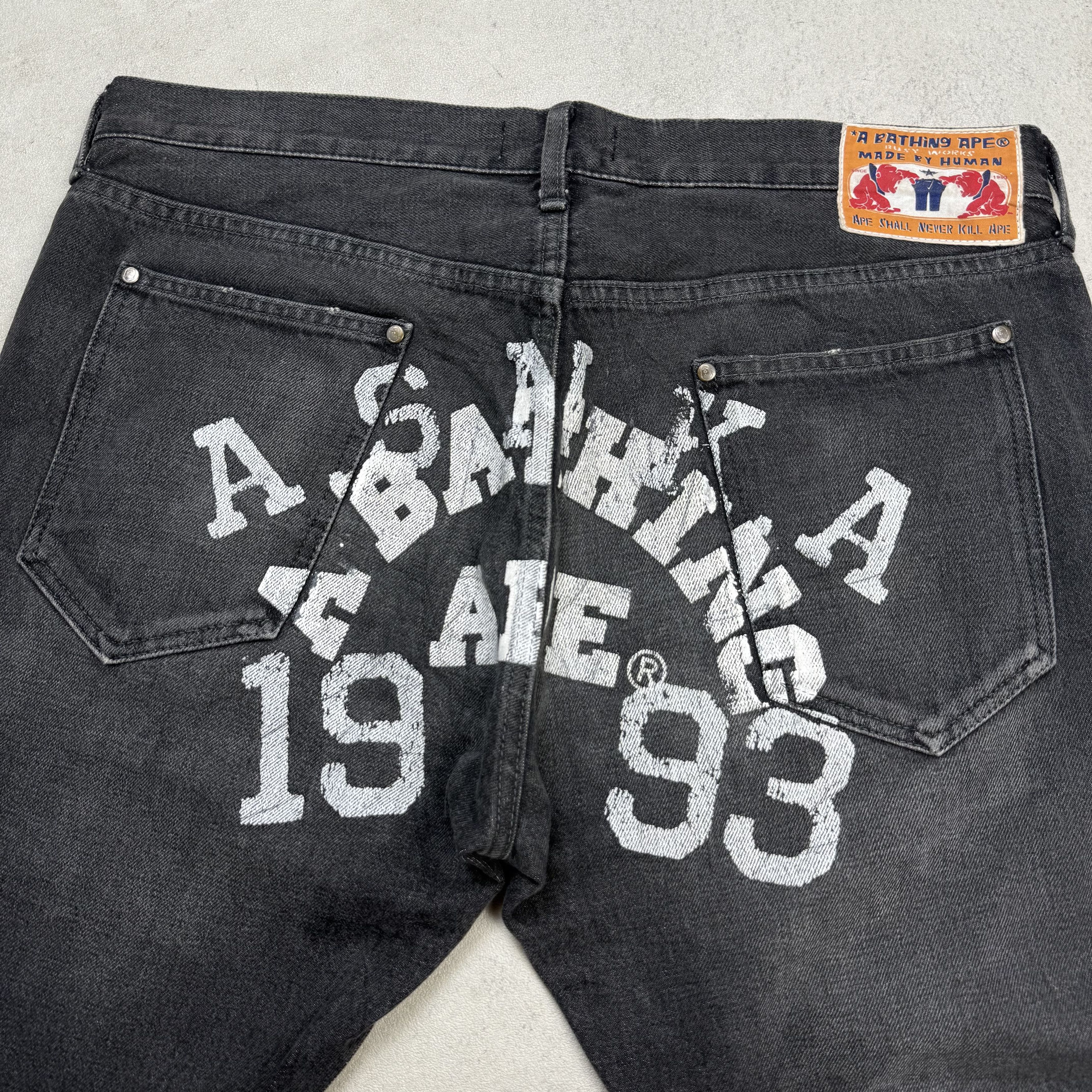 Bape Vintage A Bathing Ape Denim Size US 36 / EU 52 - 3 Thumbnail