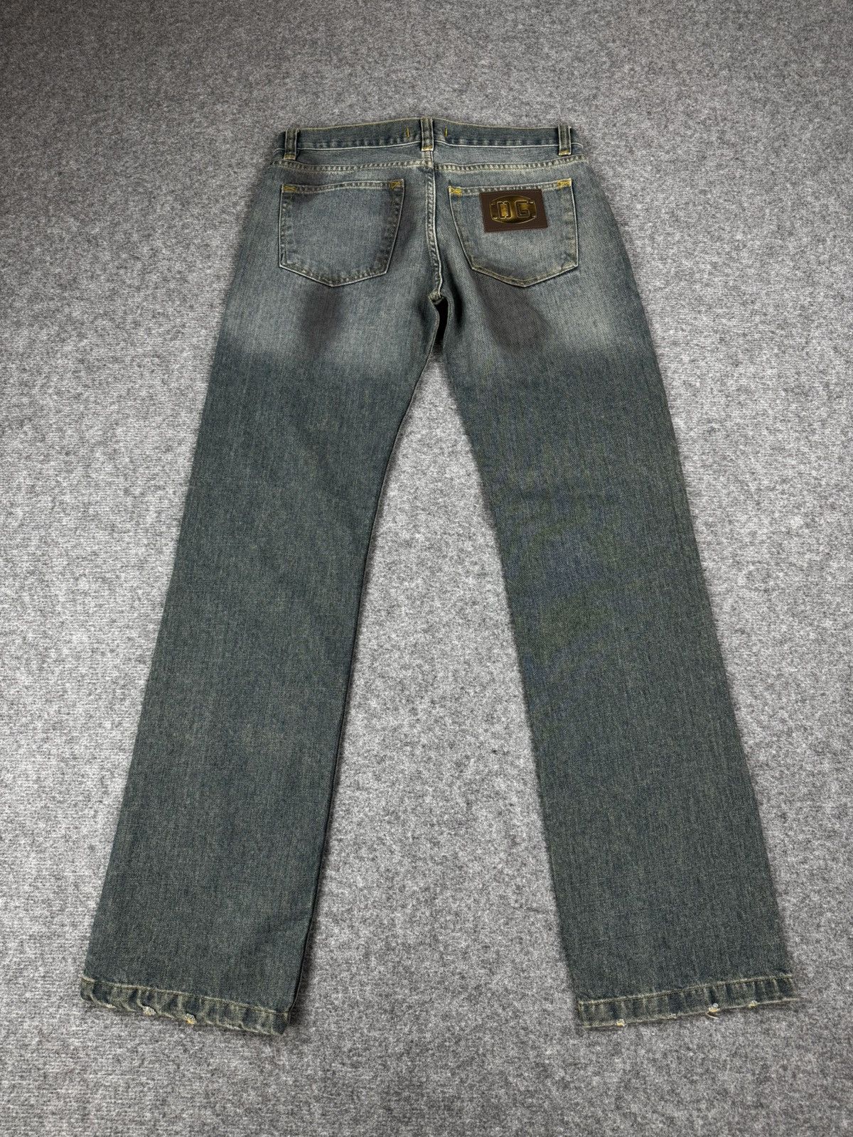 Dolce & Gabbana Vintage FW04 Dolce & Gabbana LOVE Patch Jeans Size US 33 - 13 Thumbnail