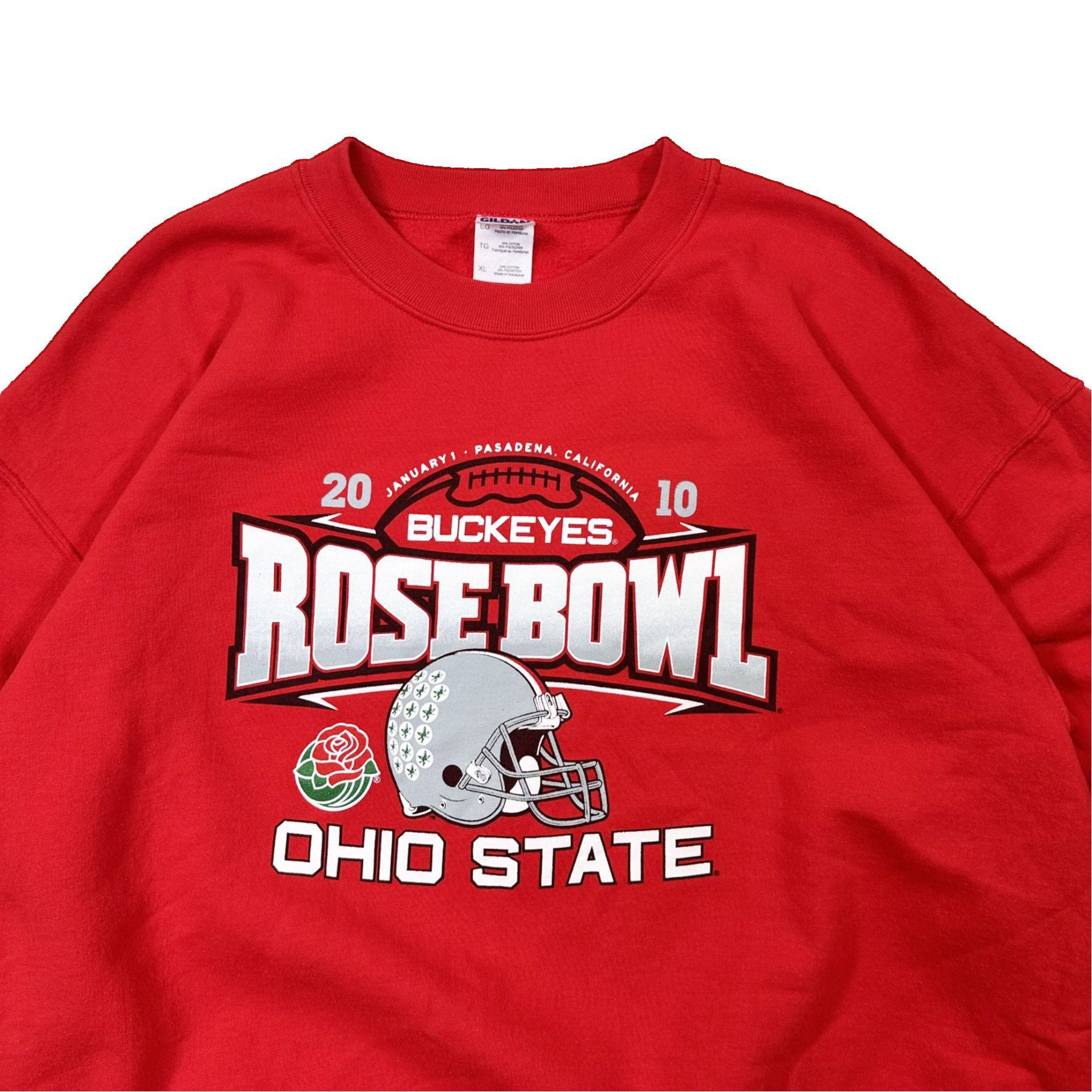 Vintage Vintage 2010 Ohio State Buckeyes Rose Bowl Graphic Sweater Size US XL / EU 56 / 4 - 2 Thumbnail