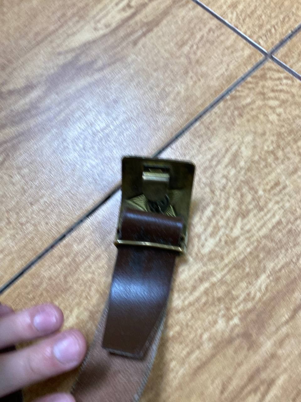 Vintage Vintage logo avantgarde leather belt Size ONE SIZE - 2 Thumbnail