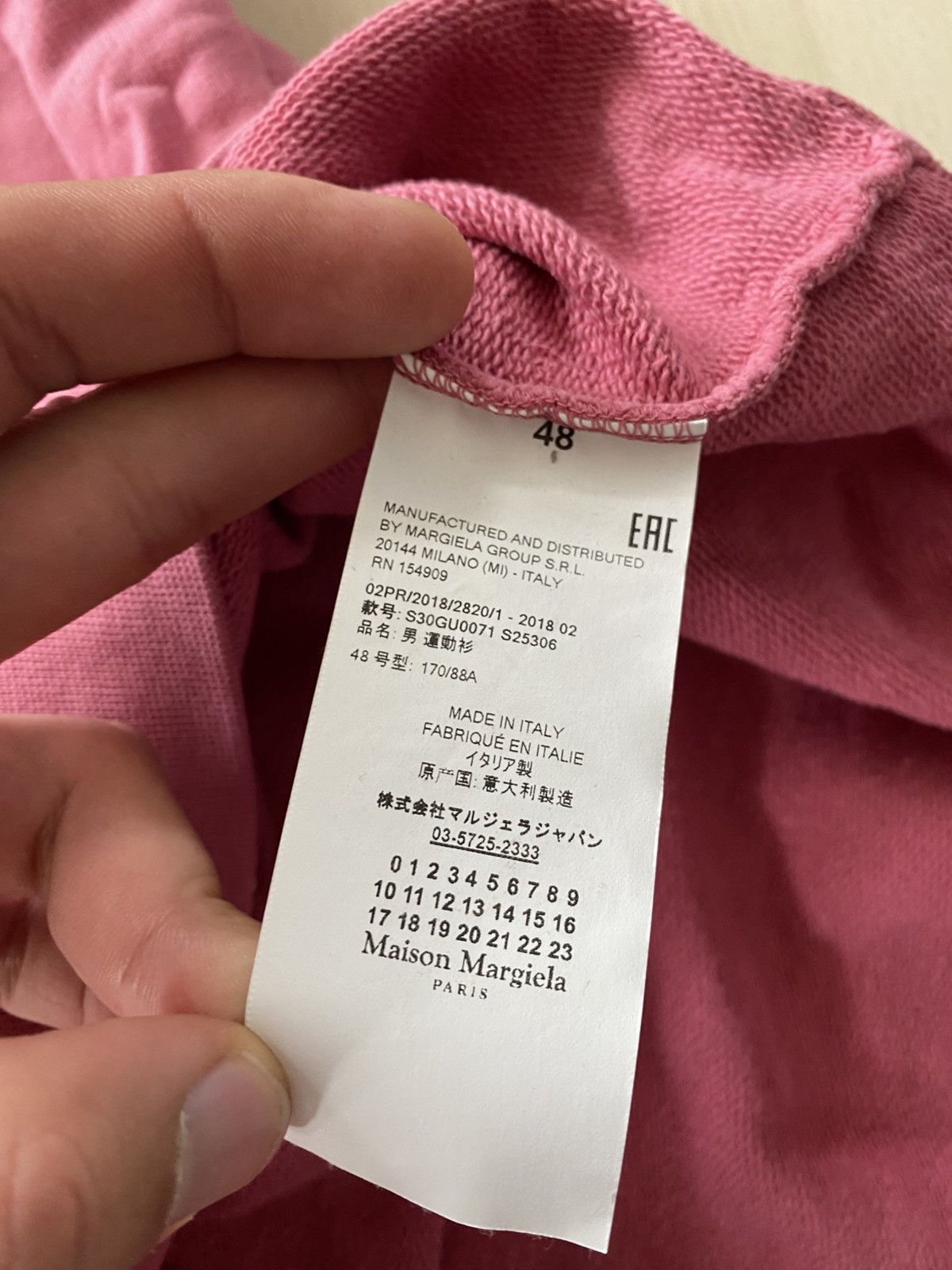 Maison Margiela Maison Margiela Turn It Up Dense Aw18 Sweatshirt Tee Size M / US 6-8 / IT 42-44 - 7 Thumbnail