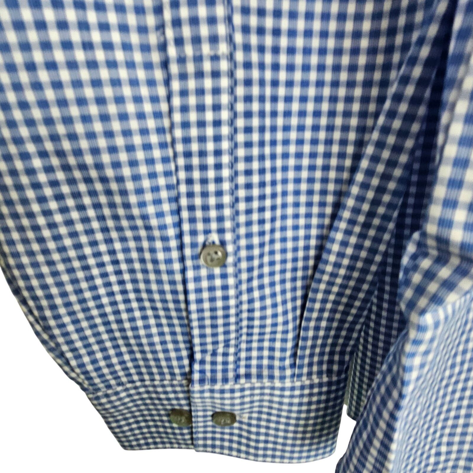 Kenneth Cole Unlisted Kenneth Cole Dress Shirt XL Gingham Slim Fit Career Size US XL / EU 56 / 4 - 4 Thumbnail