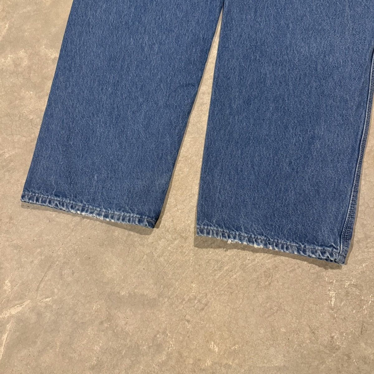 Carhartt 2000s Carhartt Faded Baggy Carpenter Jeans ERD Grunge Y2K Size US 35 - 3 Thumbnail