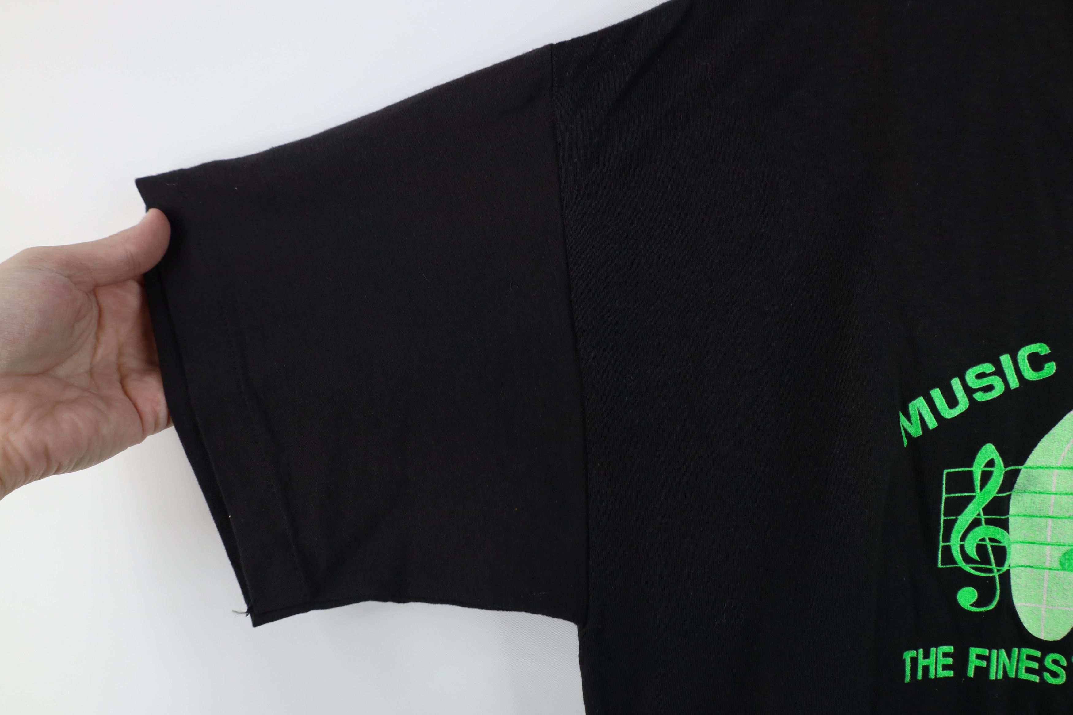Vintage Vintage 90s Please Music Festival T-Shirt Black Cotton USA Size US XL / EU 56 / 4 - 9 Thumbnail