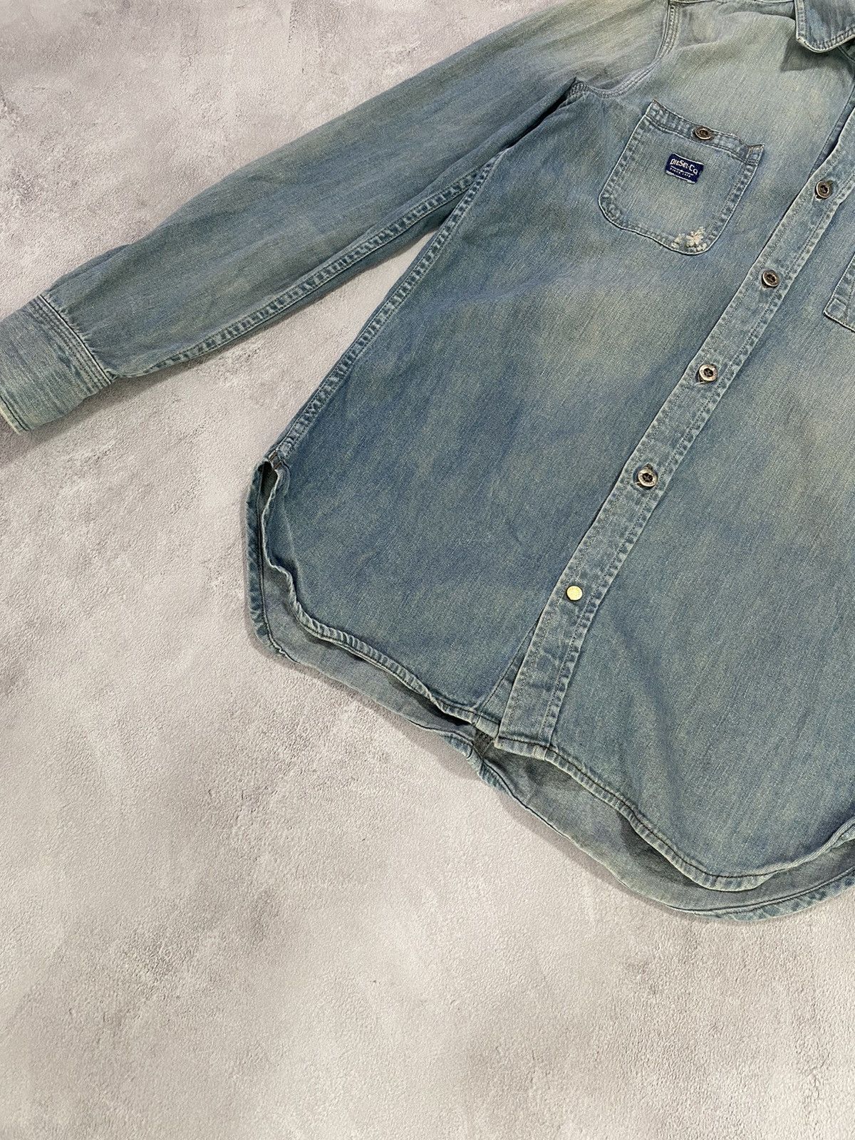 Diesel ⛽️ Vintage Shirt Button Up DIESEL JEANS RETRO Size US M / EU 48-50 / 2 - 3 Thumbnail