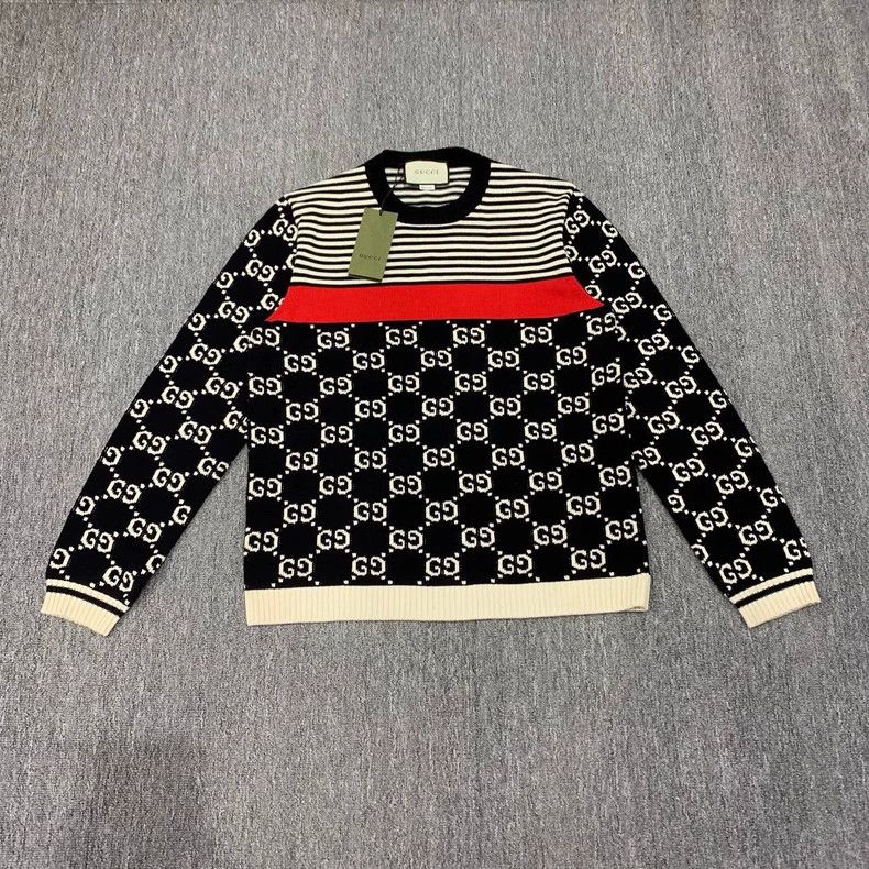 Prada Prada Double G old flower full print knit sweater 2501-Next Size US XL / EU 56 / 4 - 1 Thumbnail