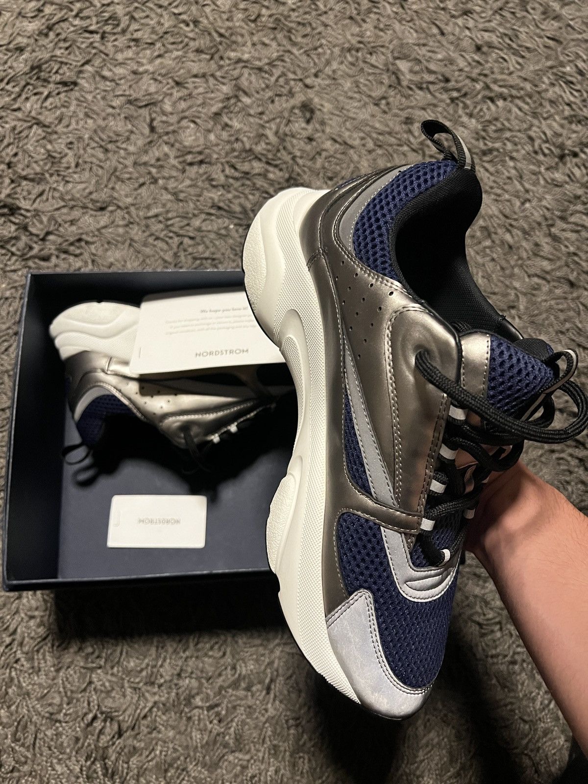 Christian Dior Monsieur × Dior B22 ‘Blue Silver’ Size US 9 / EU 42 - 9 Thumbnail