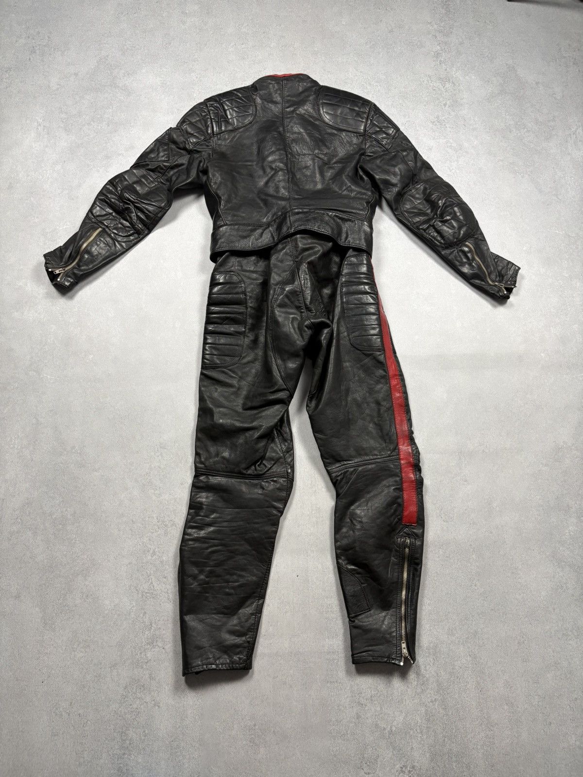 Belstaff Vintage 70s Belstaff Black Leather Motorcycle Suit Archive Size US S / EU 44-46 / 1 - 2 Thumbnail