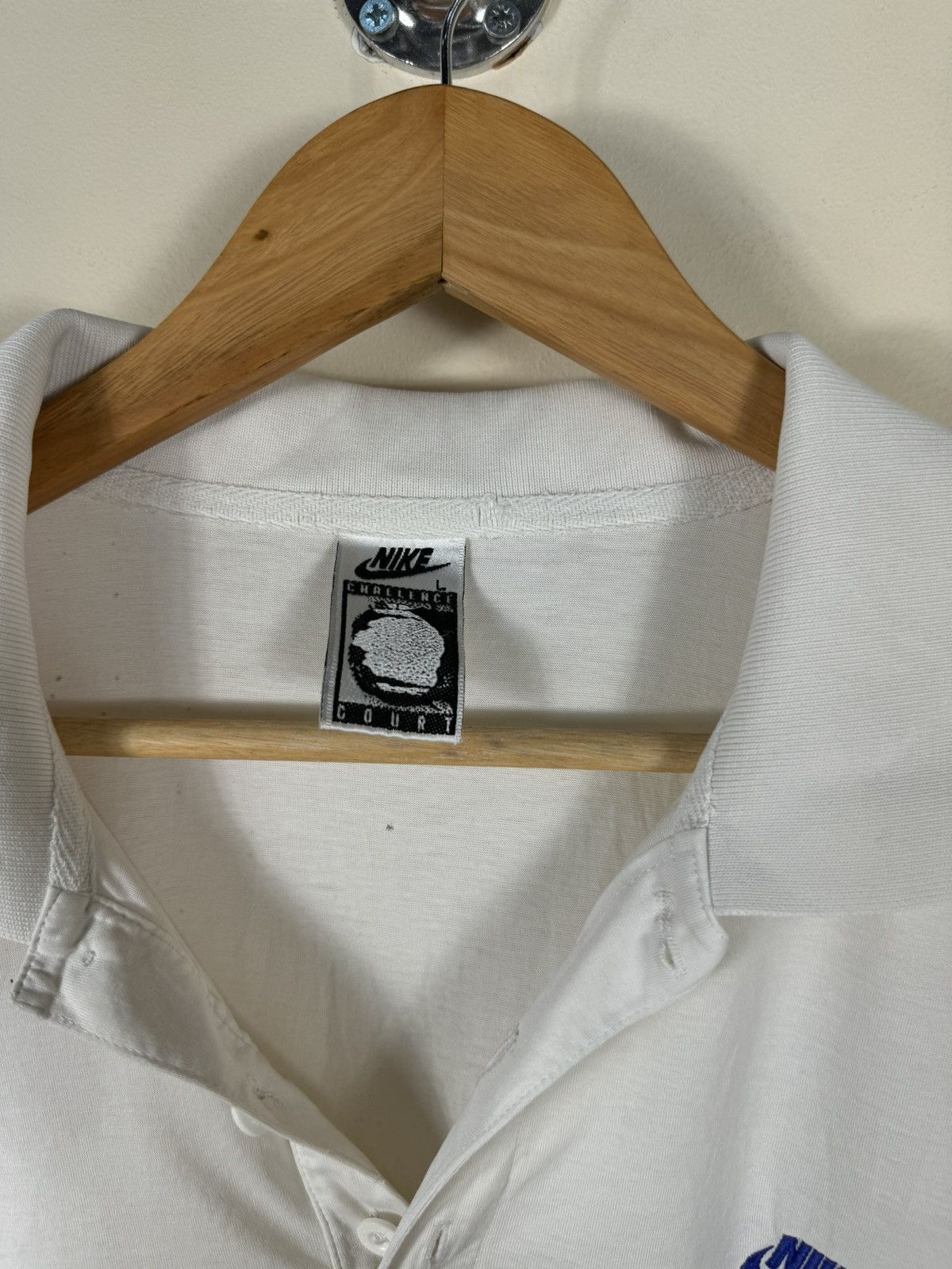 Nike VINTAGE NIKE CHALLENGE COURT 90’S MENS MAN SHIRT JERSEY Size US L / EU 52-54 / 3 - 9 Thumbnail