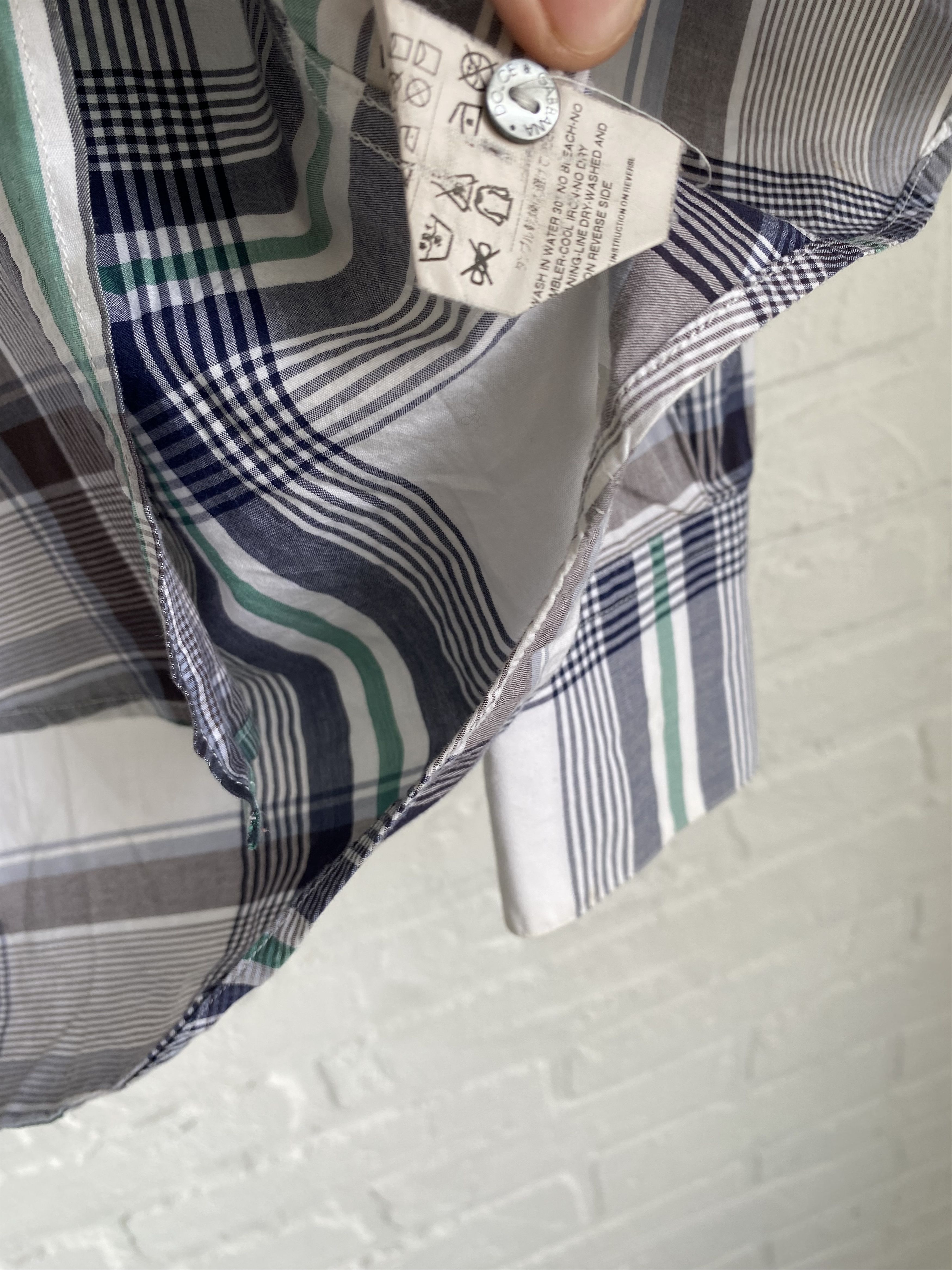 Dolce & Gabbana Dolce & Gabbana checkered shirt Size US M / EU 48-50 / 2 - 9 Thumbnail
