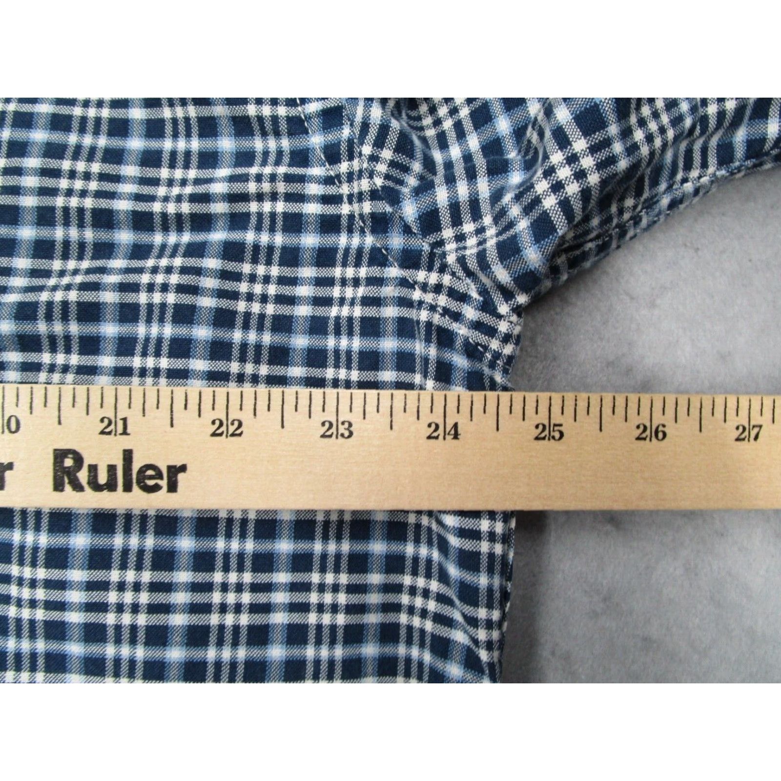 Ralph Lauren Vintage Ralph Lauren Denim & Supply Men's Blue Check Button-Up Shirt 2XL Casual Collared Long Sleeve Size US XXL / EU 58 / 5 - 7 Thumbnail