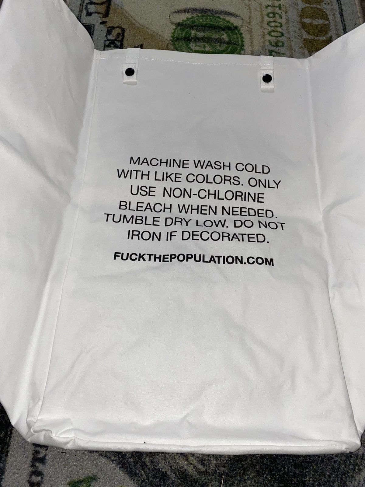 Fuck The Population FTP T-SHIRT LABEL LAUNDRY BASKET Size ONE SIZE - 2 Thumbnail