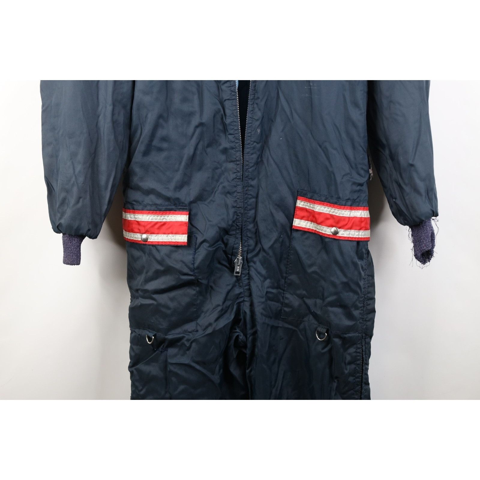 Vintage Vintage 70s Streetwear Thrashed Quilted Snowmobile Suit Size US M / EU 48-50 / 2 - 3 Thumbnail