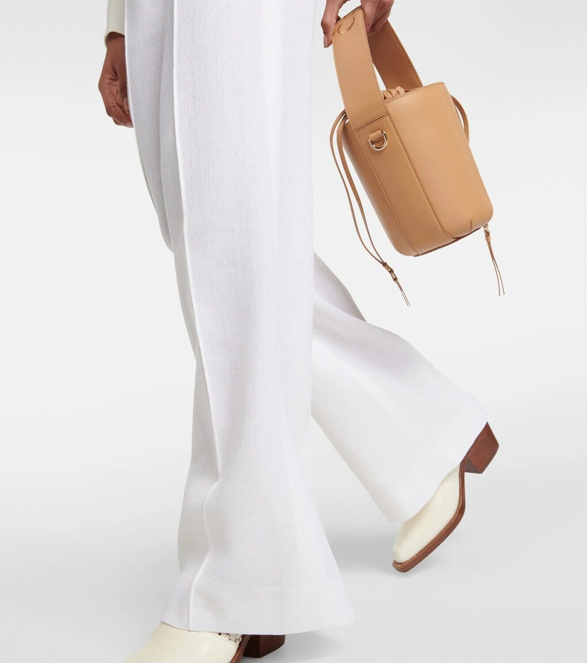 Chloe o1y0825 Sweatpant in White Size 27" / US 4 / IT 40 - 3 Thumbnail