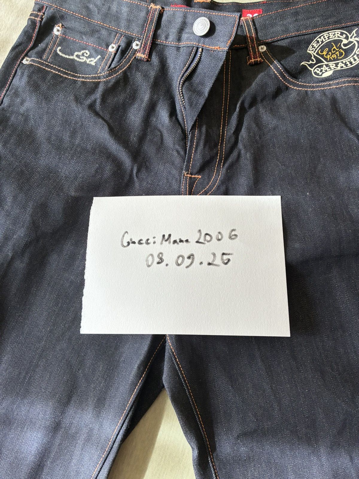 Ed Hardy Vintage Ed Hardy Dry Denim Jorts Size US 32 / EU 48 - 7 Thumbnail