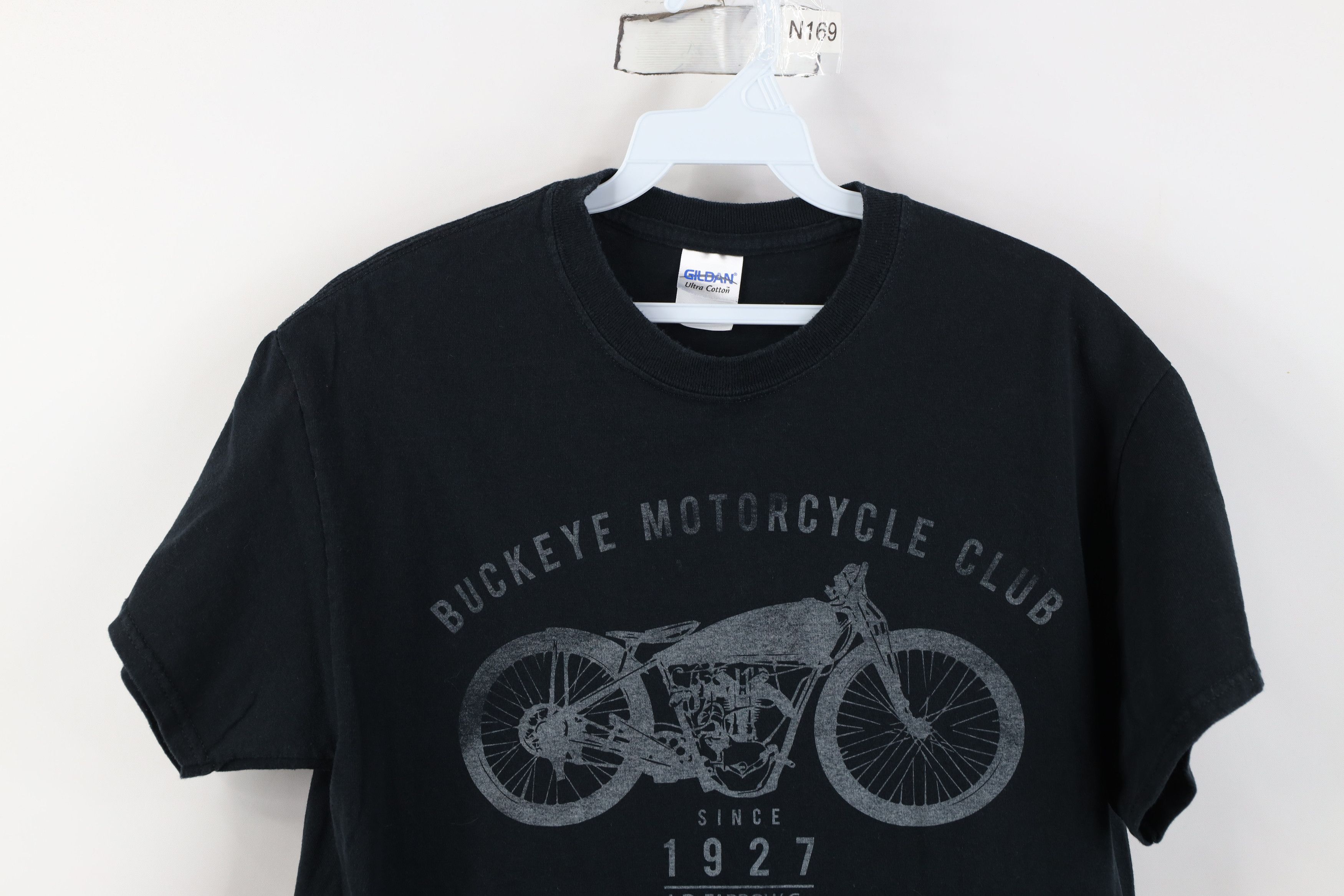 Vintage Vintage Y2K Buckeye Motorcycle Club AD Farrow Harley T-Shirt Size US M / EU 48-50 / 2 - 2 Thumbnail