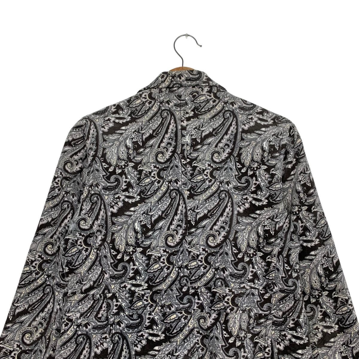 Lands' End LAND’S END Paisley Design Blazer Jacket #2809-C127 Size M / US 6-8 / IT 42-44 - 18 Thumbnail