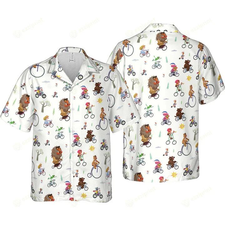 Other The Muppet Movie Bike Scene Hawaiian Shirt Size US L / EU 52-54 / 3 - 4 Thumbnail