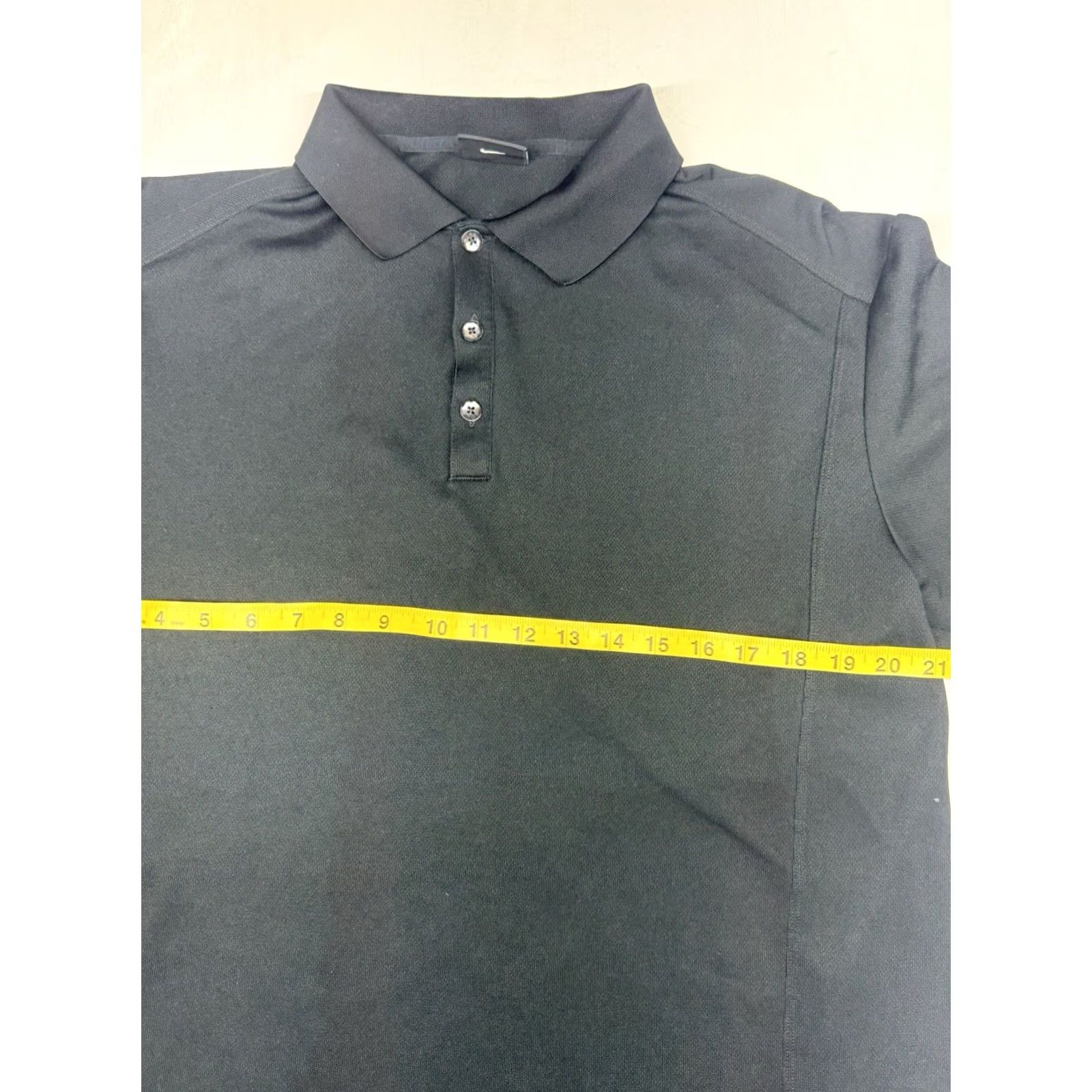 Nike Nike Dri-Fit Gold Polo Athletic Performance Stretch Fit Golf Casual Classic Sz L Size US L / EU 52-54 / 3 - 3 Thumbnail