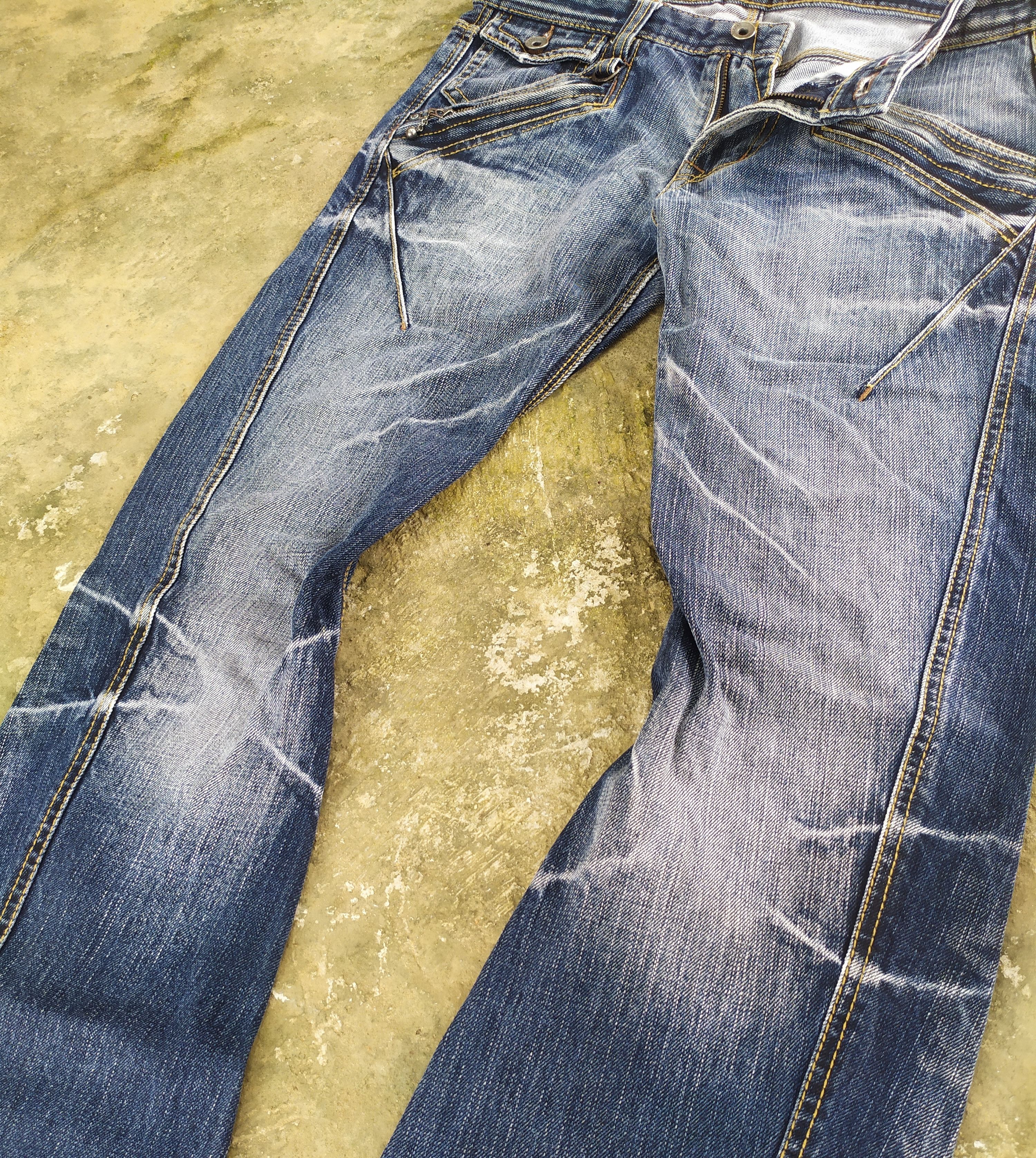 Tornado Mart NCFM Nicole Club For Men Flared Denim Pants Size US 32 / EU 48 - 3 Thumbnail