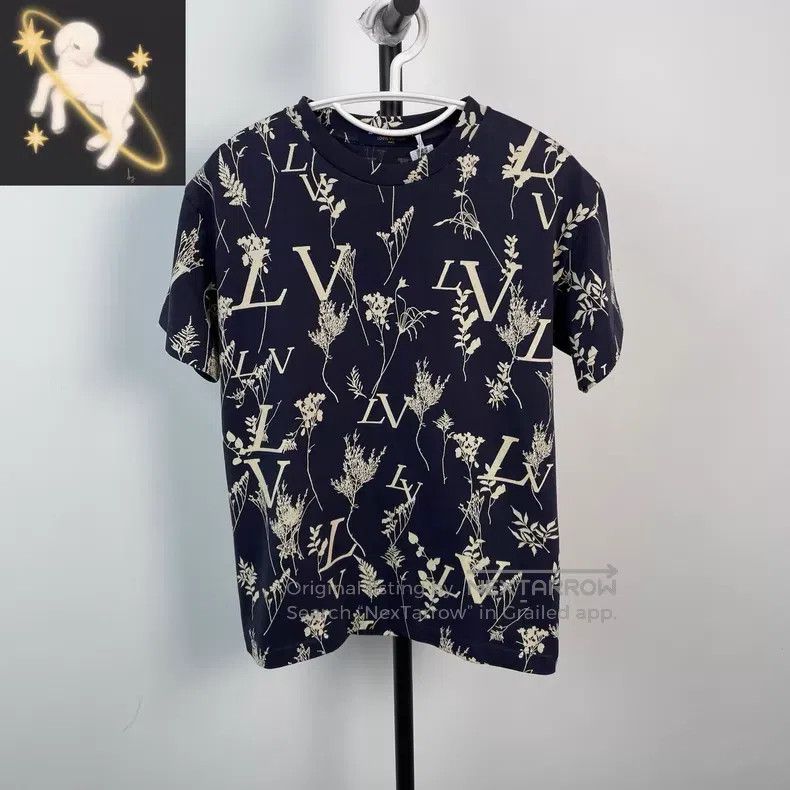 Louis Vuitton Louis Vuitton Blue wheat-ear printed short sleeves Size US XS / EU 42 / 0 - 1 Thumbnail