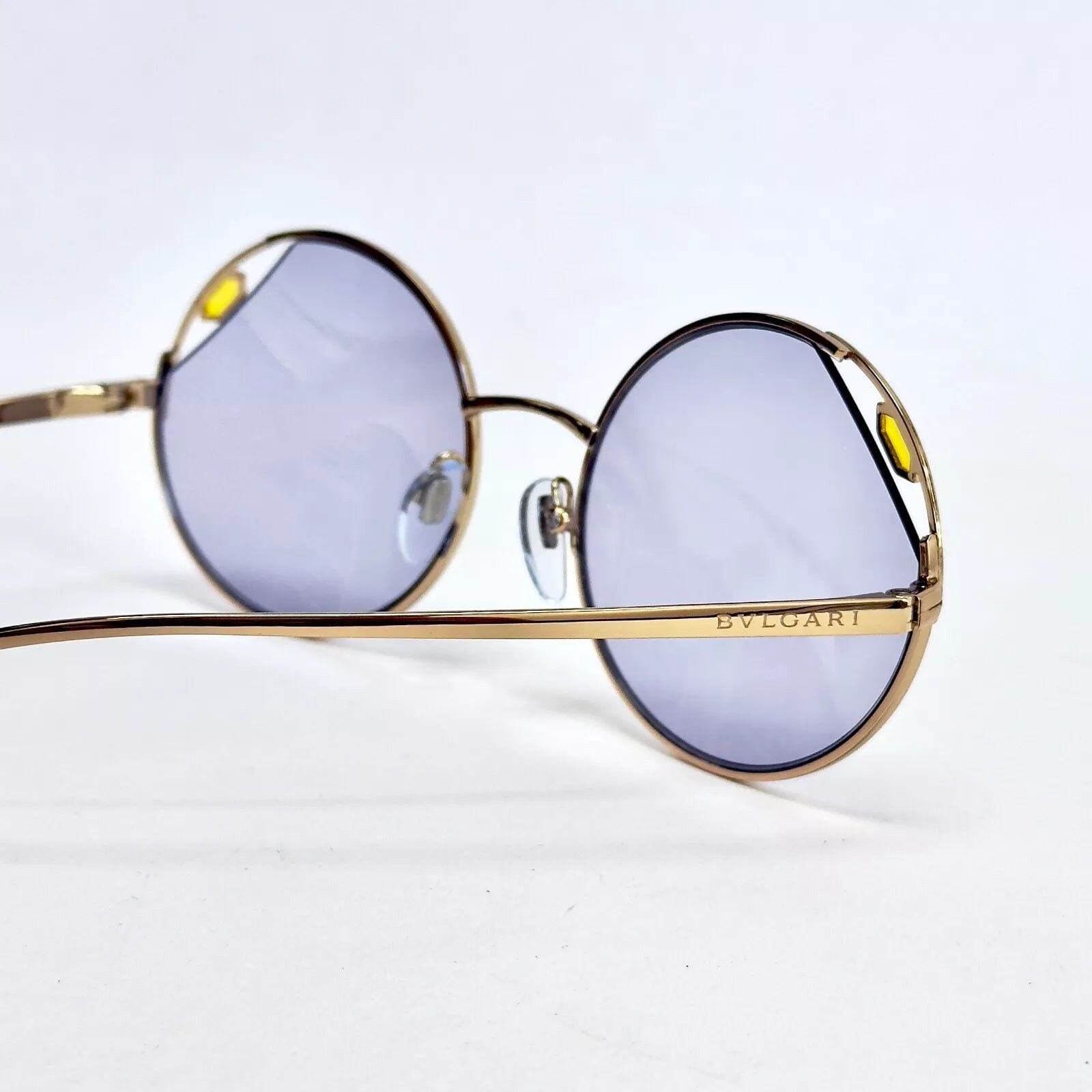 Bvlgari BVLGARI SERPENTEYES BV6159 Blue Lilac Enamel Sunglasses 6159 Size ONE SIZE - 7 Thumbnail