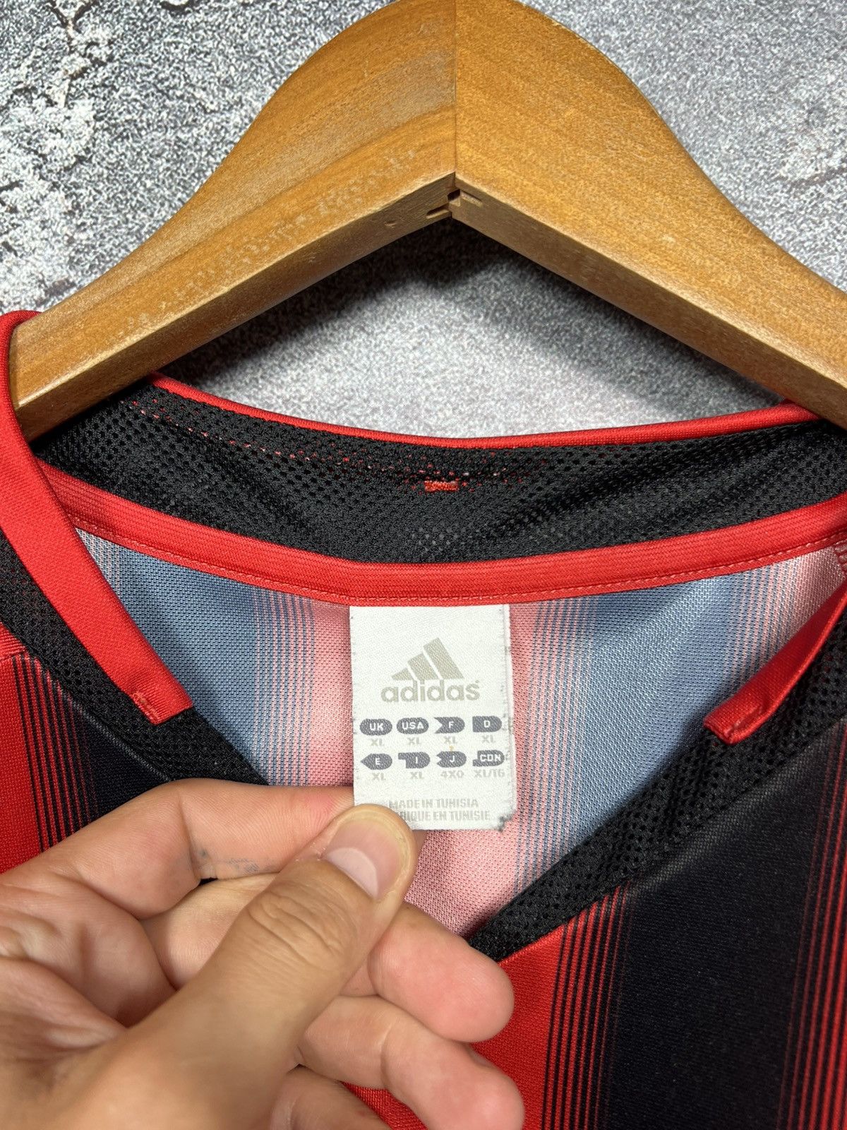 Adidas Adidas Vintage AC Milan 2004 Opel Jersey T-shirt Size US XL / EU 56 / 4 - 9 Thumbnail