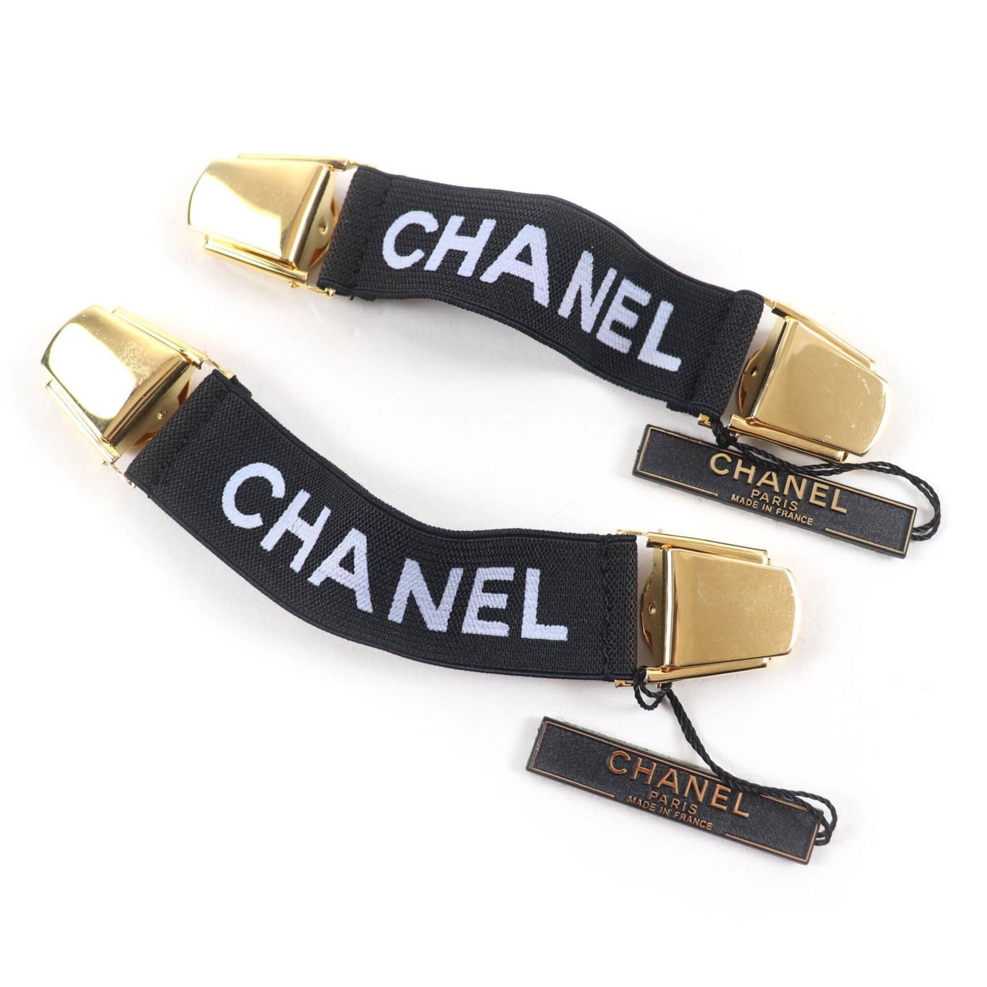 Chanel CHANEL Vintage 94P A03530 Logo Design Armband, Black with Gold Hardware, Box, Women's. Size ONE SIZE - 1 Thumbnail