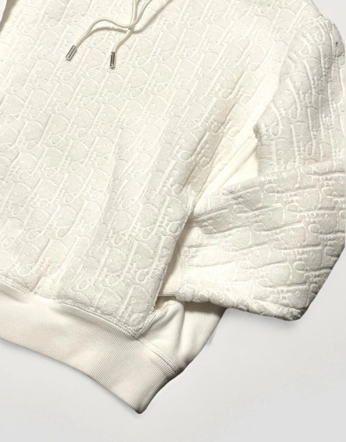 Dior DIOR HOMME⚡️Size Medium oblique logo terry cloth towel hoodie Size US M / EU 48-50 / 2 - 5 Thumbnail