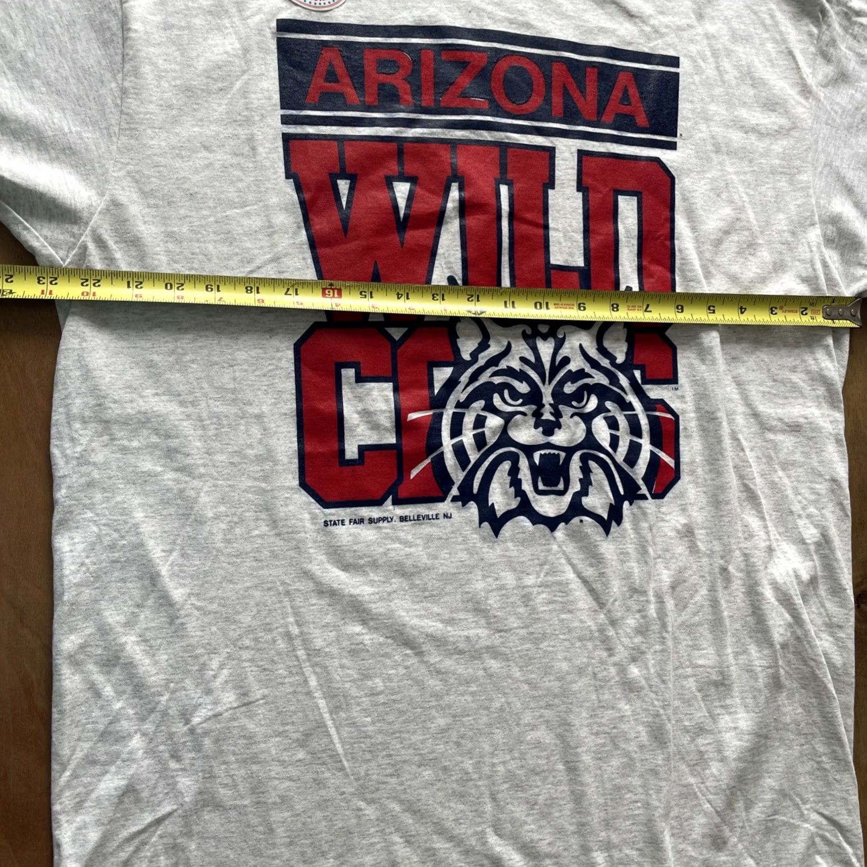 Jerzees VINTAGE Arizona Wildcats T Shirt Mens XL Gray 90s College Logo Jerzees crew neck Cotton Short Sleeve United States University Mens Size US XL / EU 56 / 4 - 6 Thumbnail