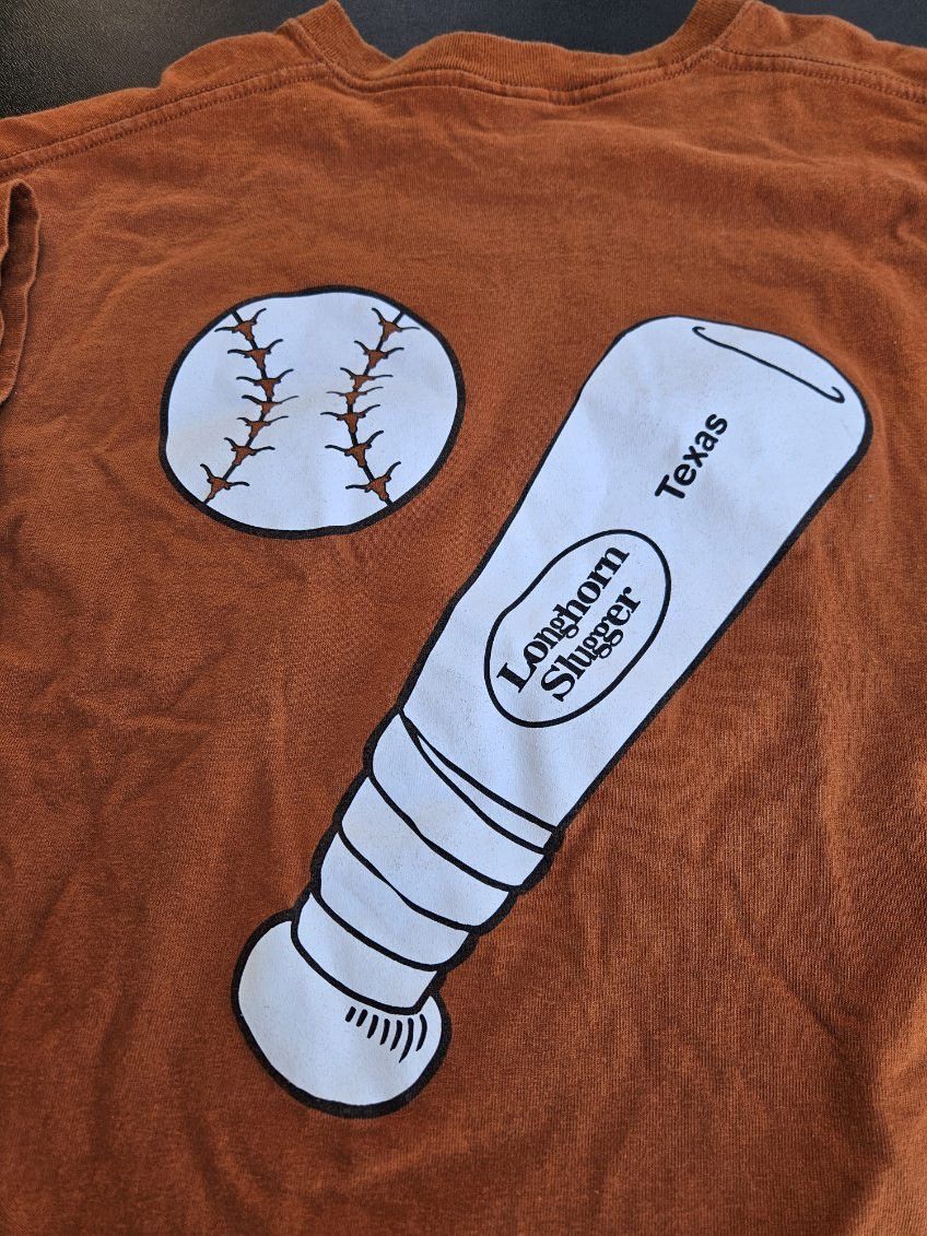 Soffe Texas Softball Longhorn Soffe Tee Size US XL / EU 56 / 4 - 4 Thumbnail