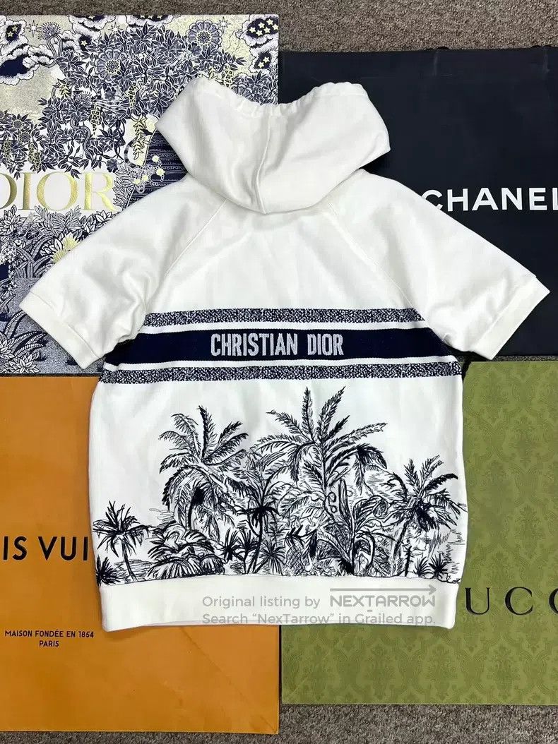 Dior Dior Jungle series logo knitted short sleeves Size S / US 4 / IT 40 - 1 Thumbnail