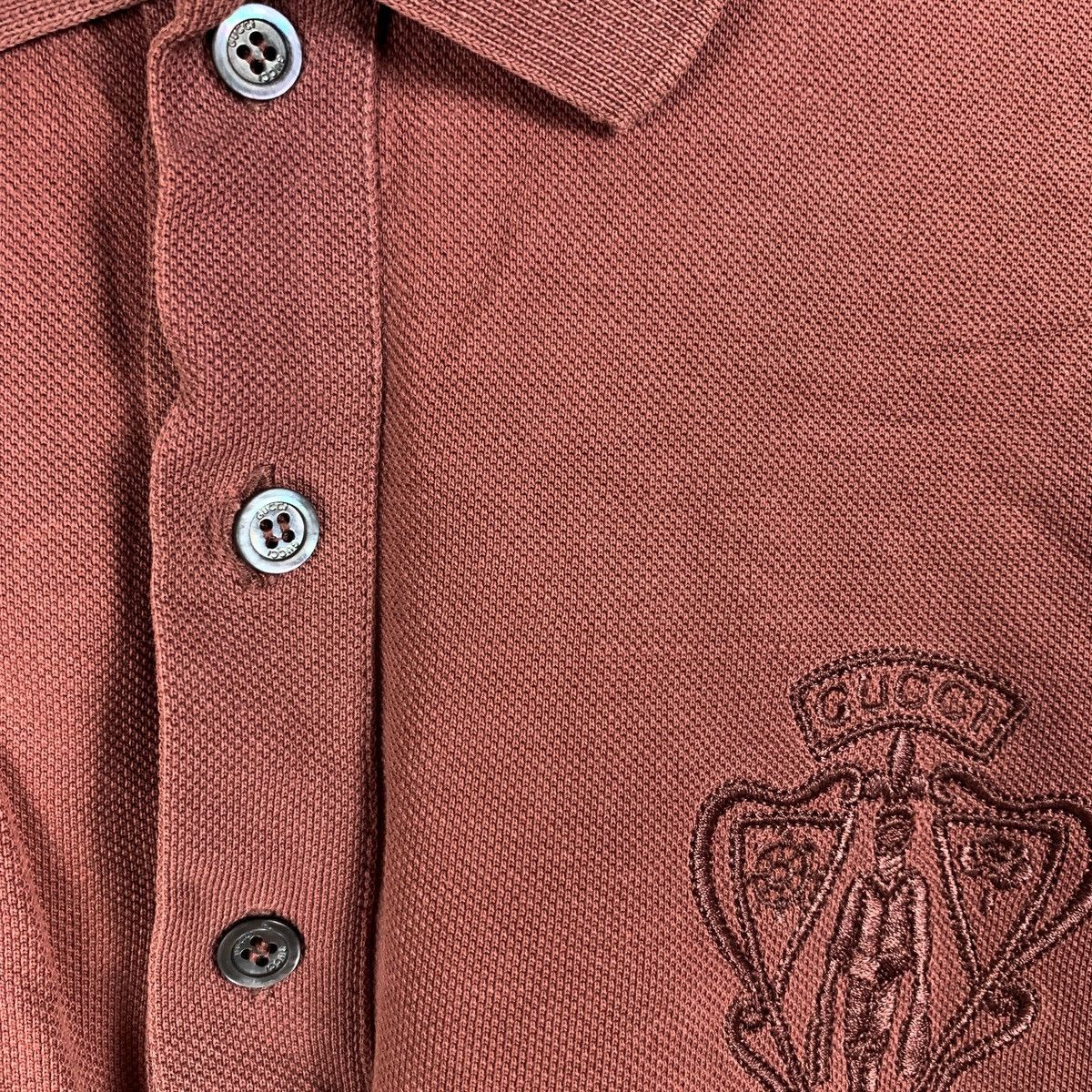 Gucci Vintage Gucci Polo Shirt Size US L / EU 52-54 / 3 - 4 Thumbnail