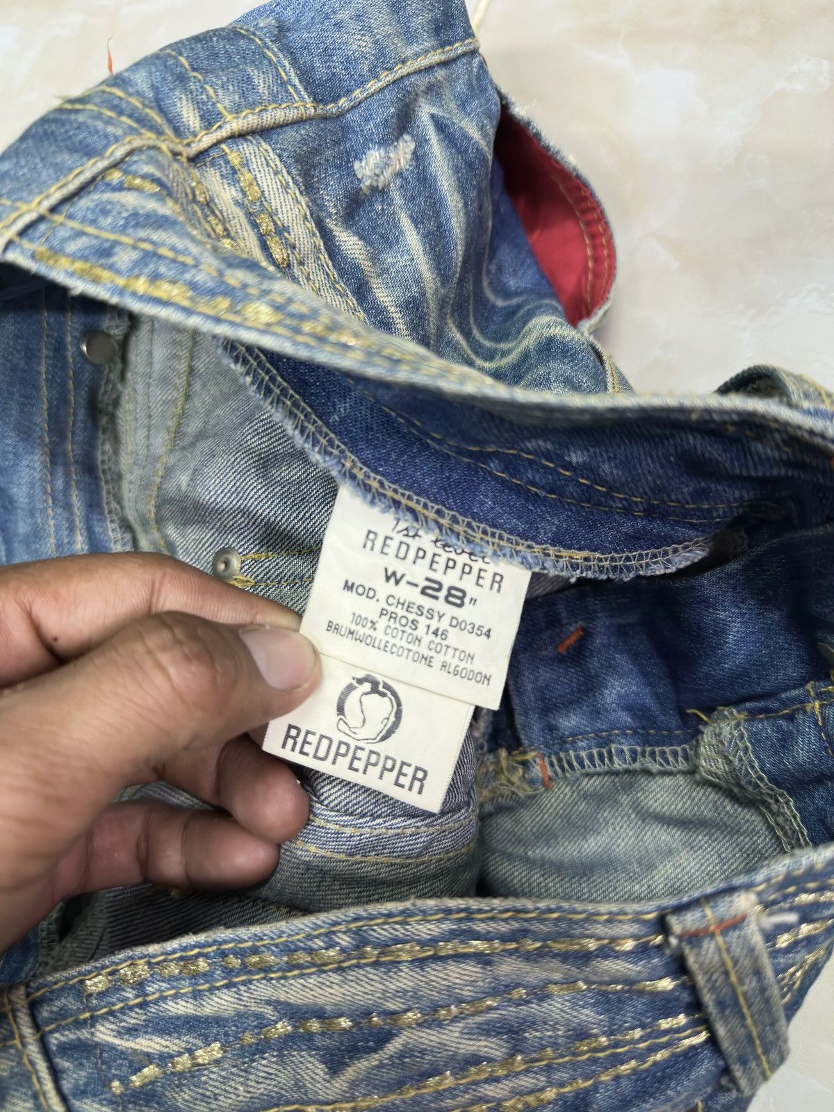 Kapital Flare🎌💥Bootcut Redpepper Denim Jeans . Size US 30 / EU 46 - 8 Thumbnail